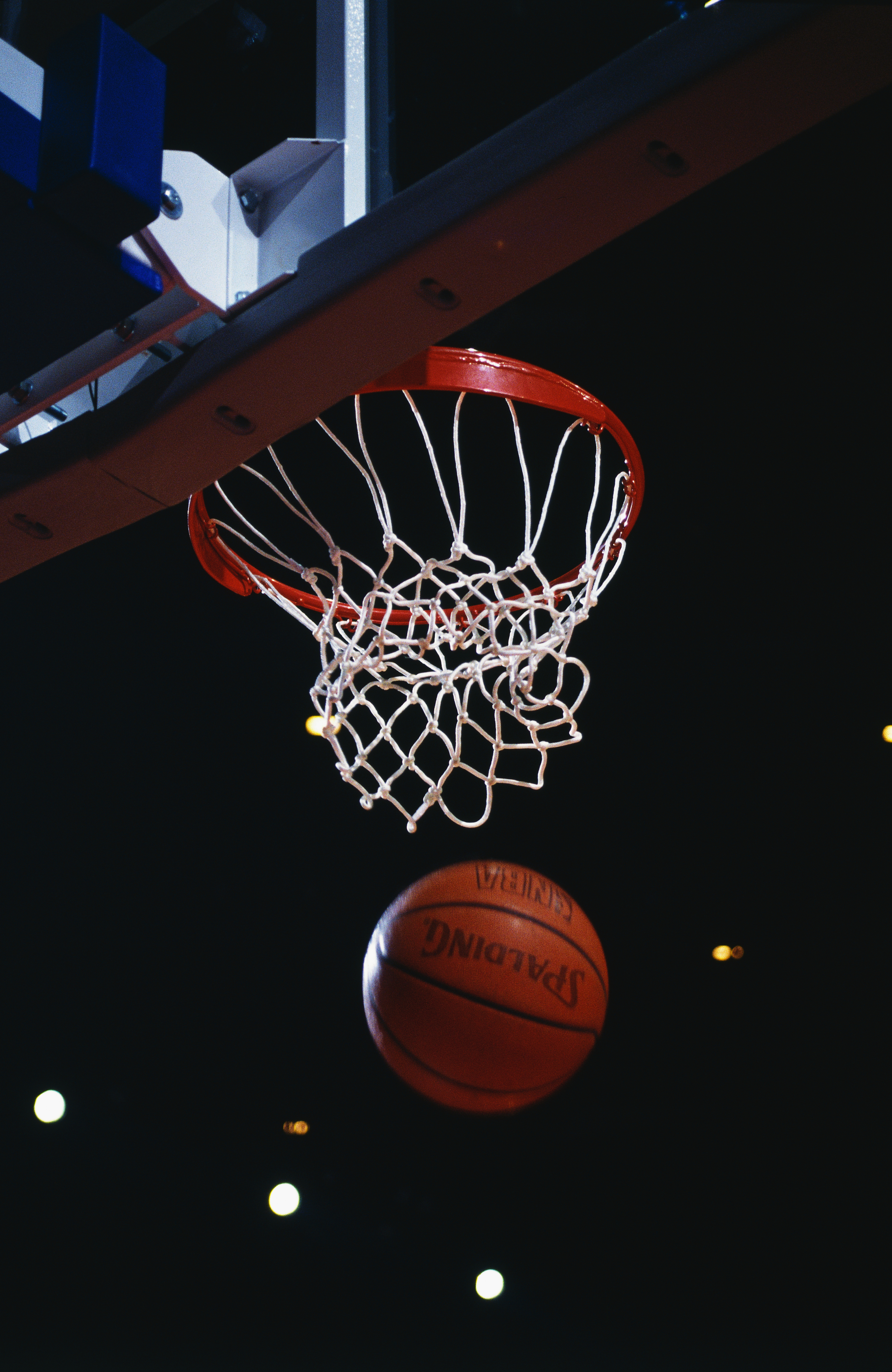 Basketball and Hoop