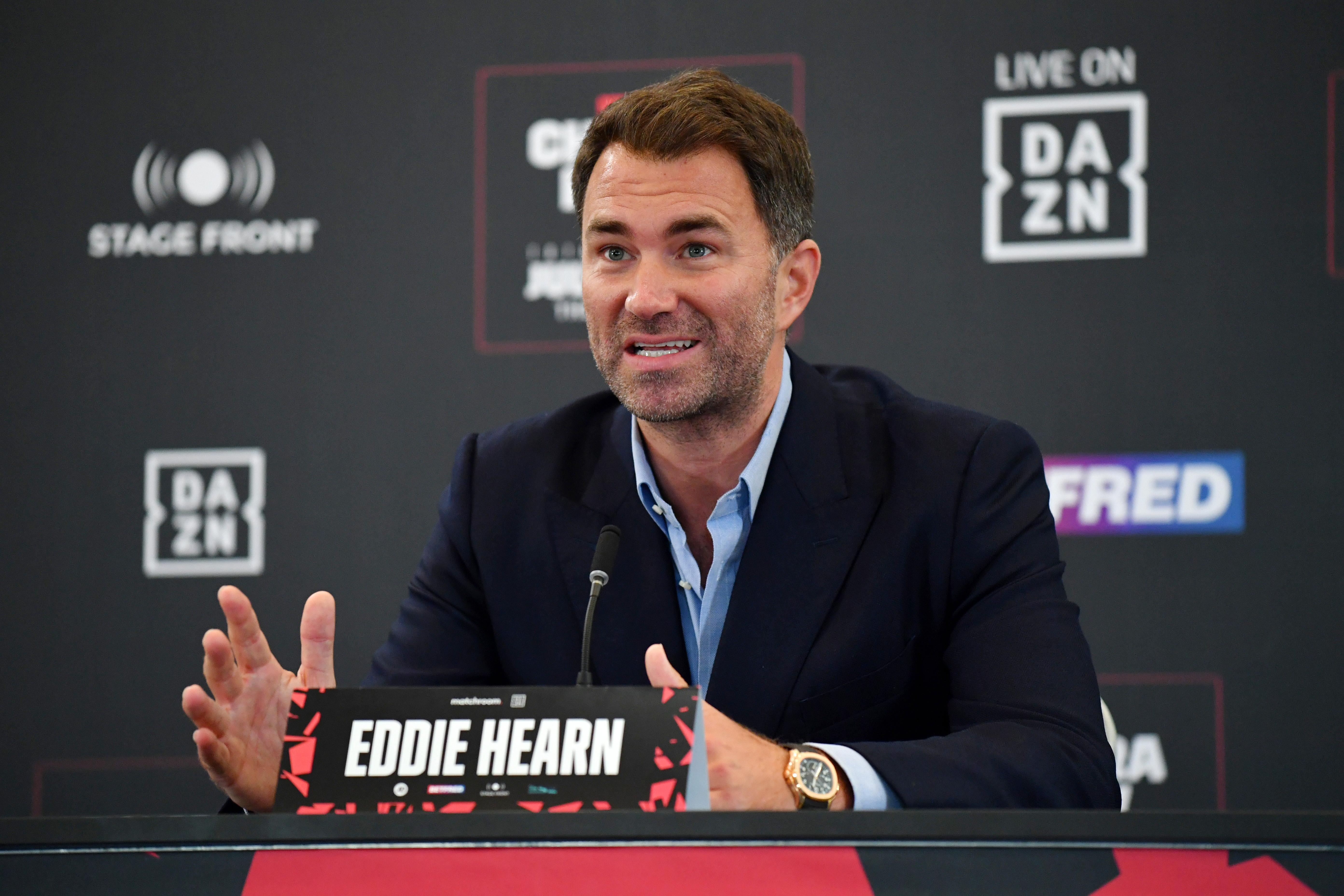 Eddie Hearn wants to leave his mark in boxing, and says conforming isn’t the way to do it.