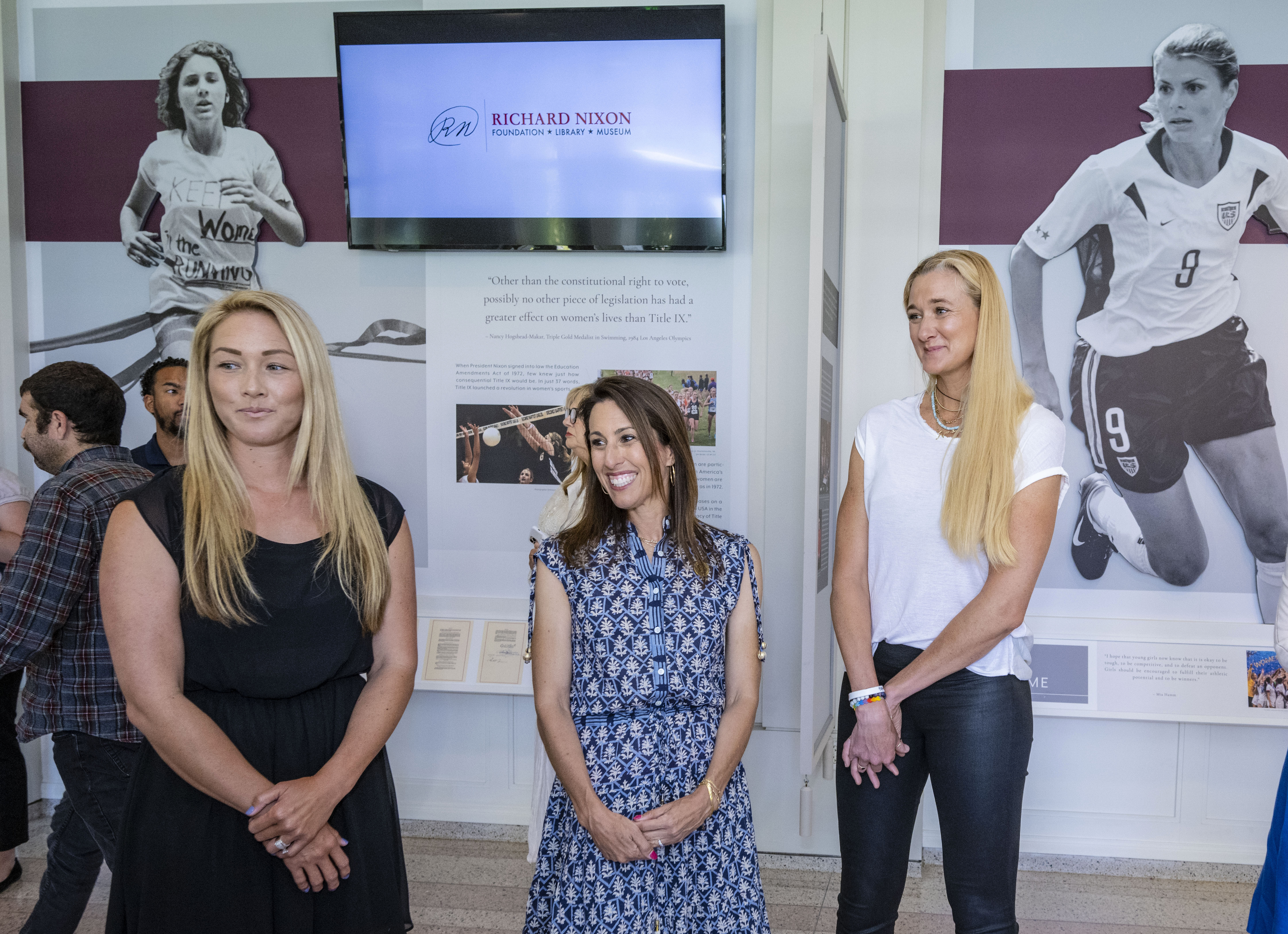 The Richard Nixon Presidential Library and Museum opens a new exhibit entitled, “u201cEvening the Odds: Women Leading the Way”u201d on the 50th anniversary of Nixon signing Title IX into law.