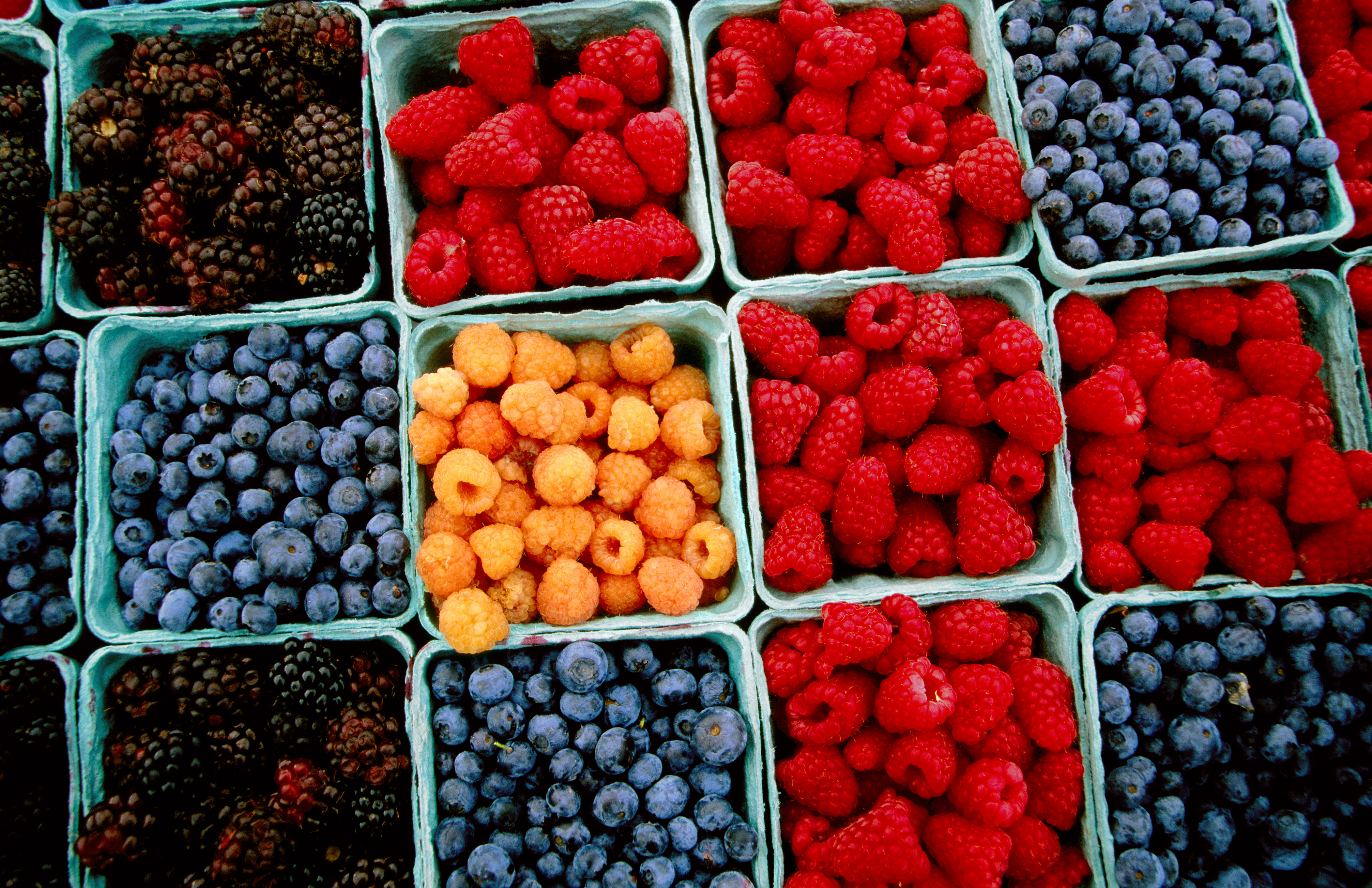 A collection of berries.
