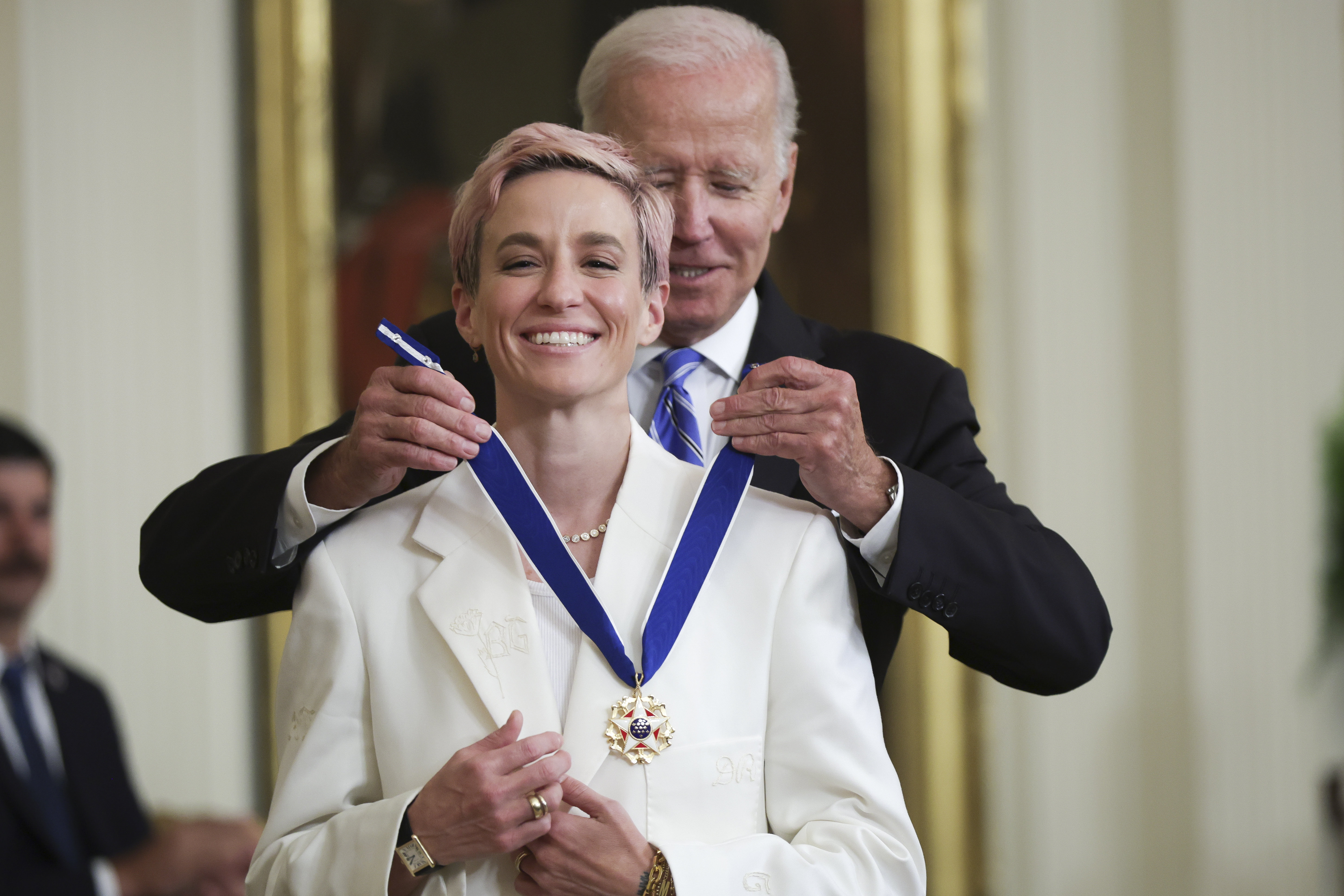 President Biden awards the Presidential Medal of Freedom to Megan Rapinoe