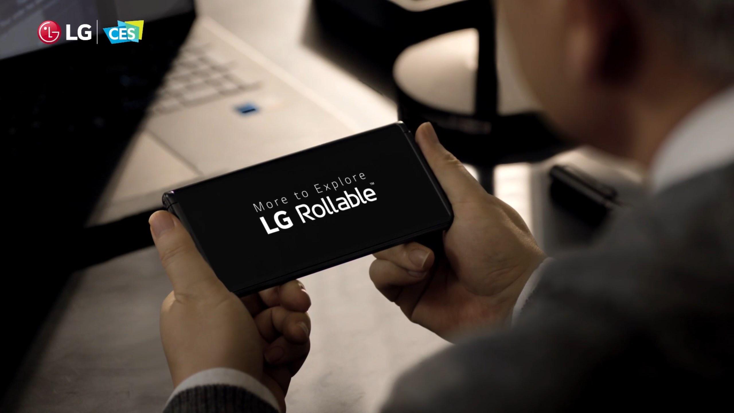 LG’s Rollable phone.