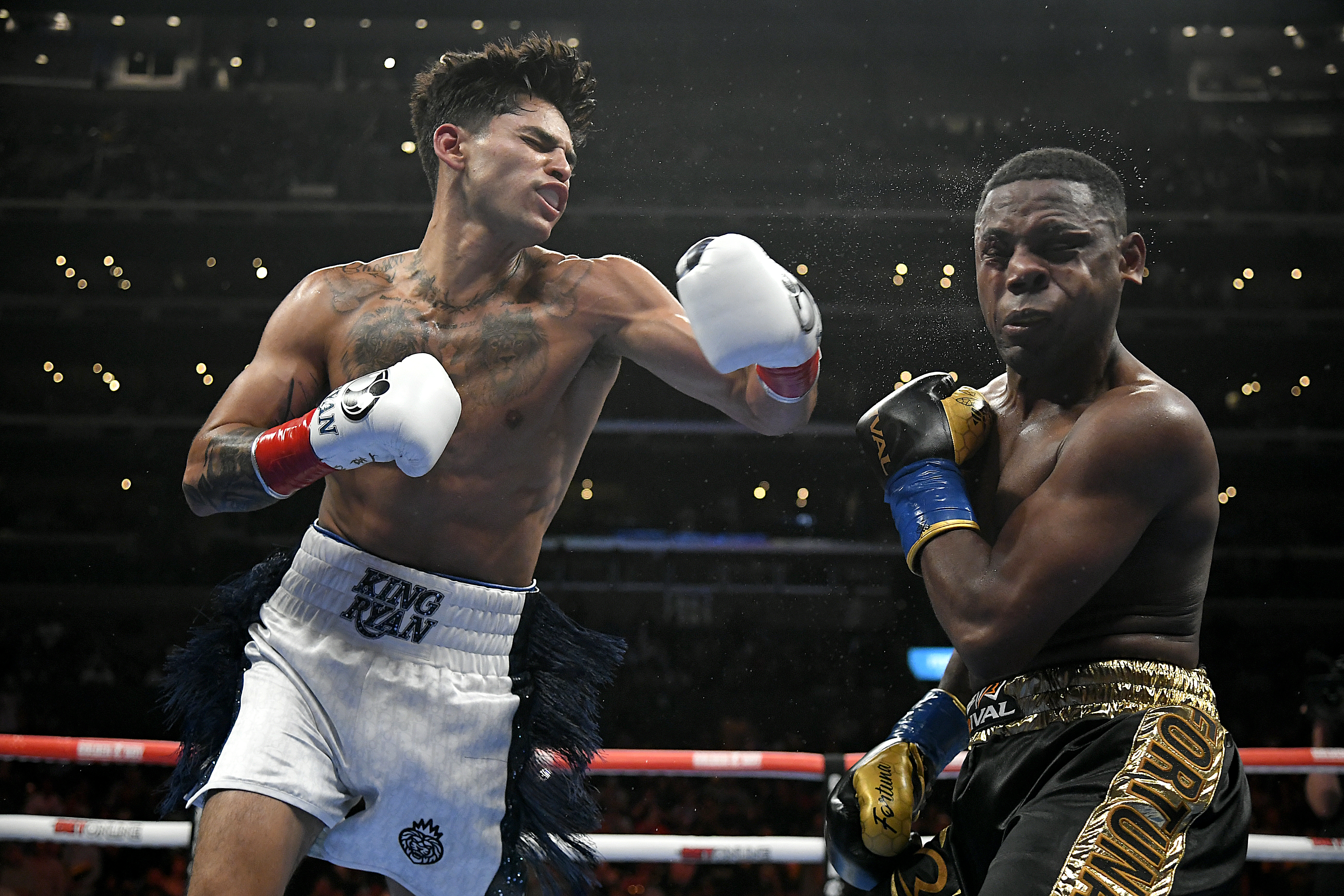 Ryan Garcia had no issues with Javier Fortuna, but may have added another hurdle to making a fight with Gervonta Davis