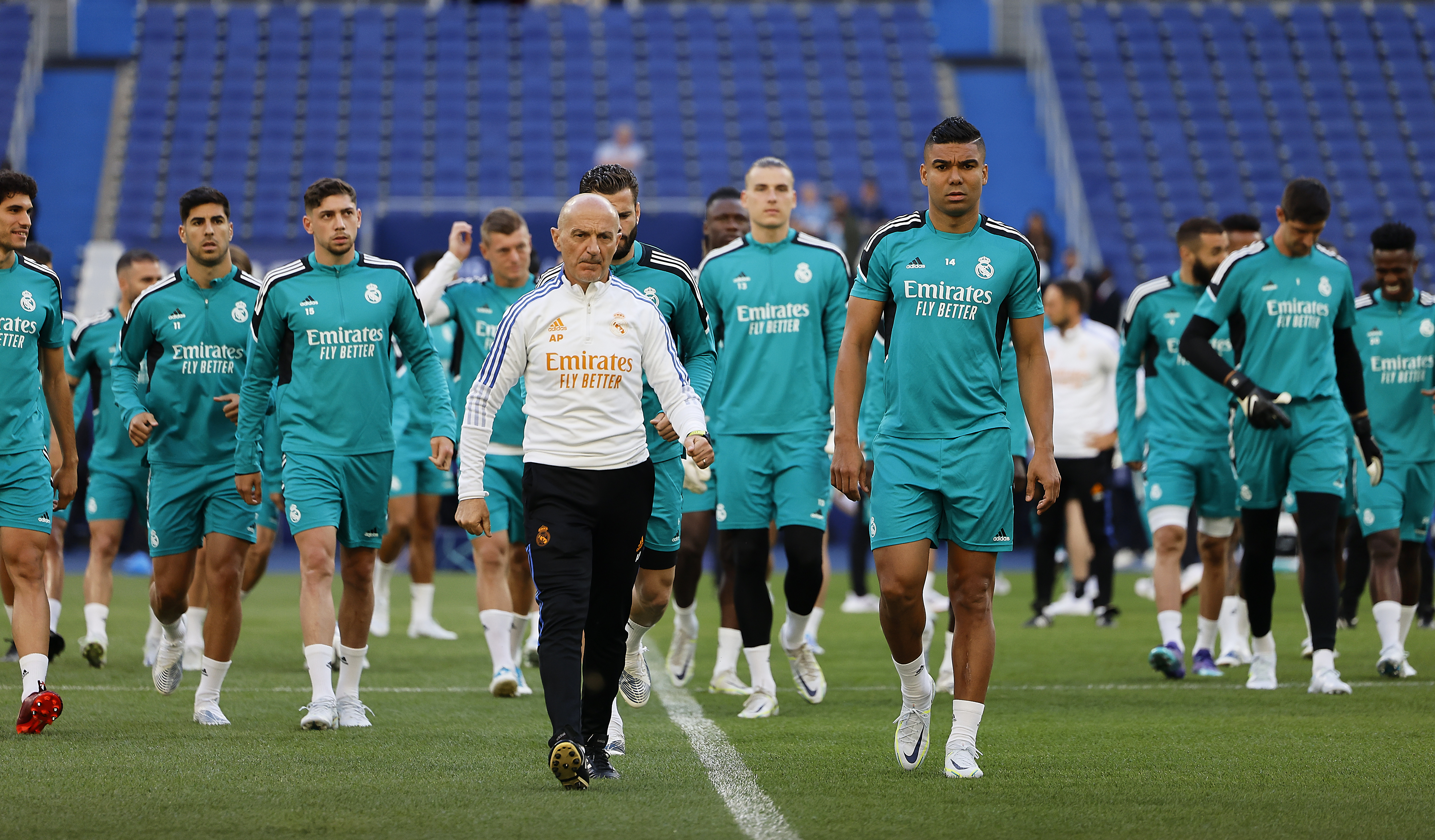 Real Madrid Training Session And Press Conference - UEFA Champions League Final 2021/22