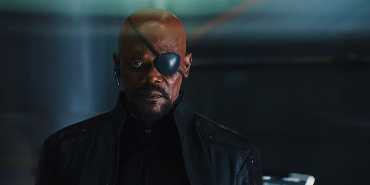 Samuel L. Jackson as Nick Fury in Avengers