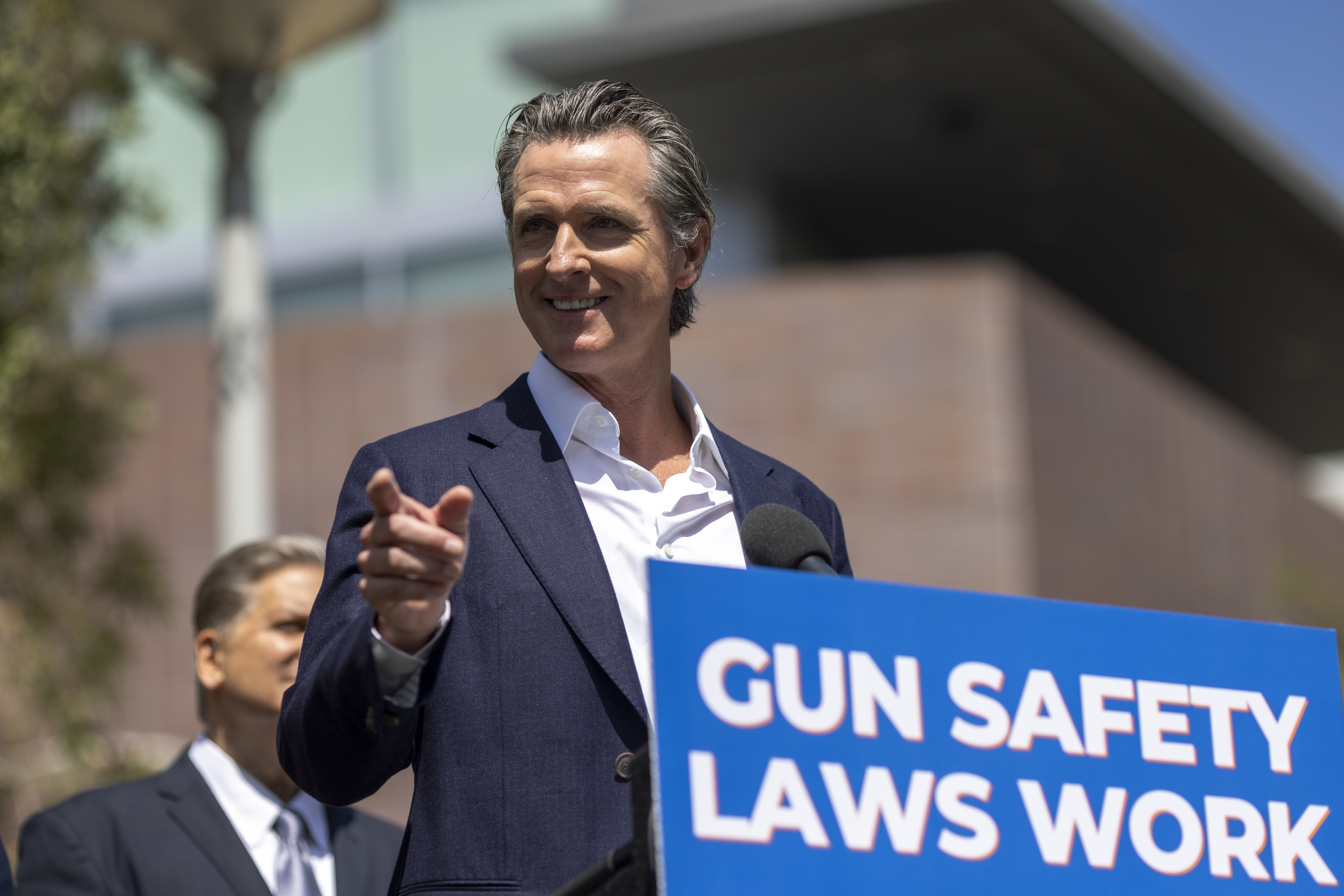 California Gov. Newsom Highlights New State Efforts To Stem Gun Violence