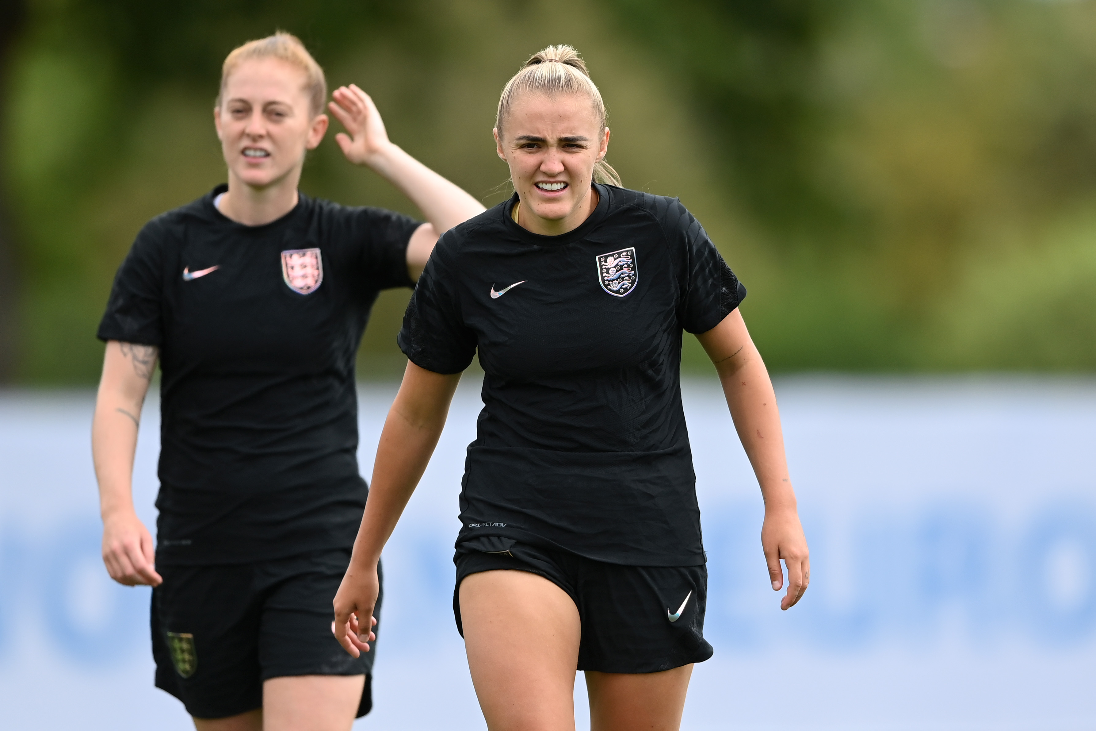 England - Press Conference And Training Session: Semi Final - UEFA Women’s EURO 2022