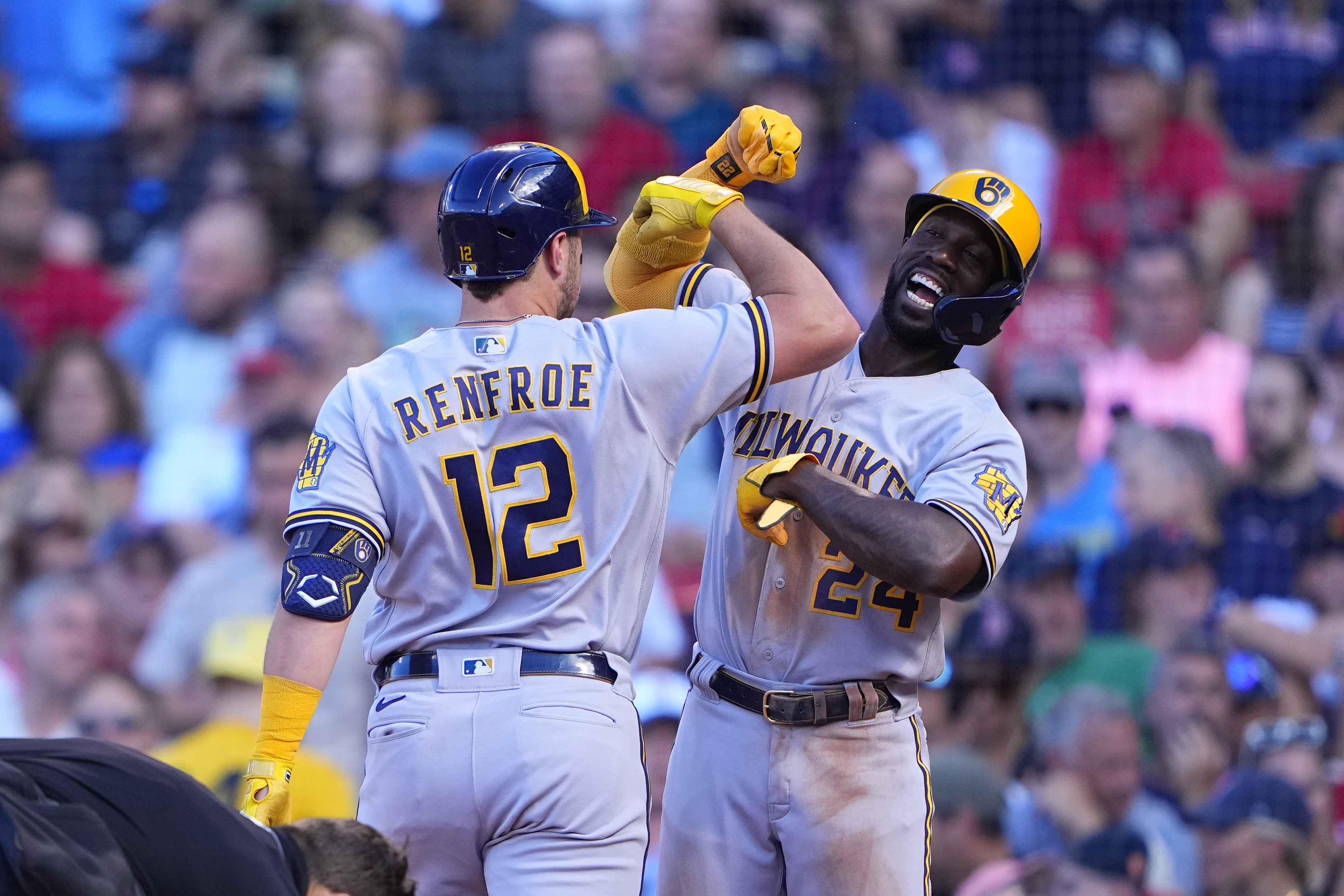 MLB: Milwaukee Brewers at Boston Red Sox