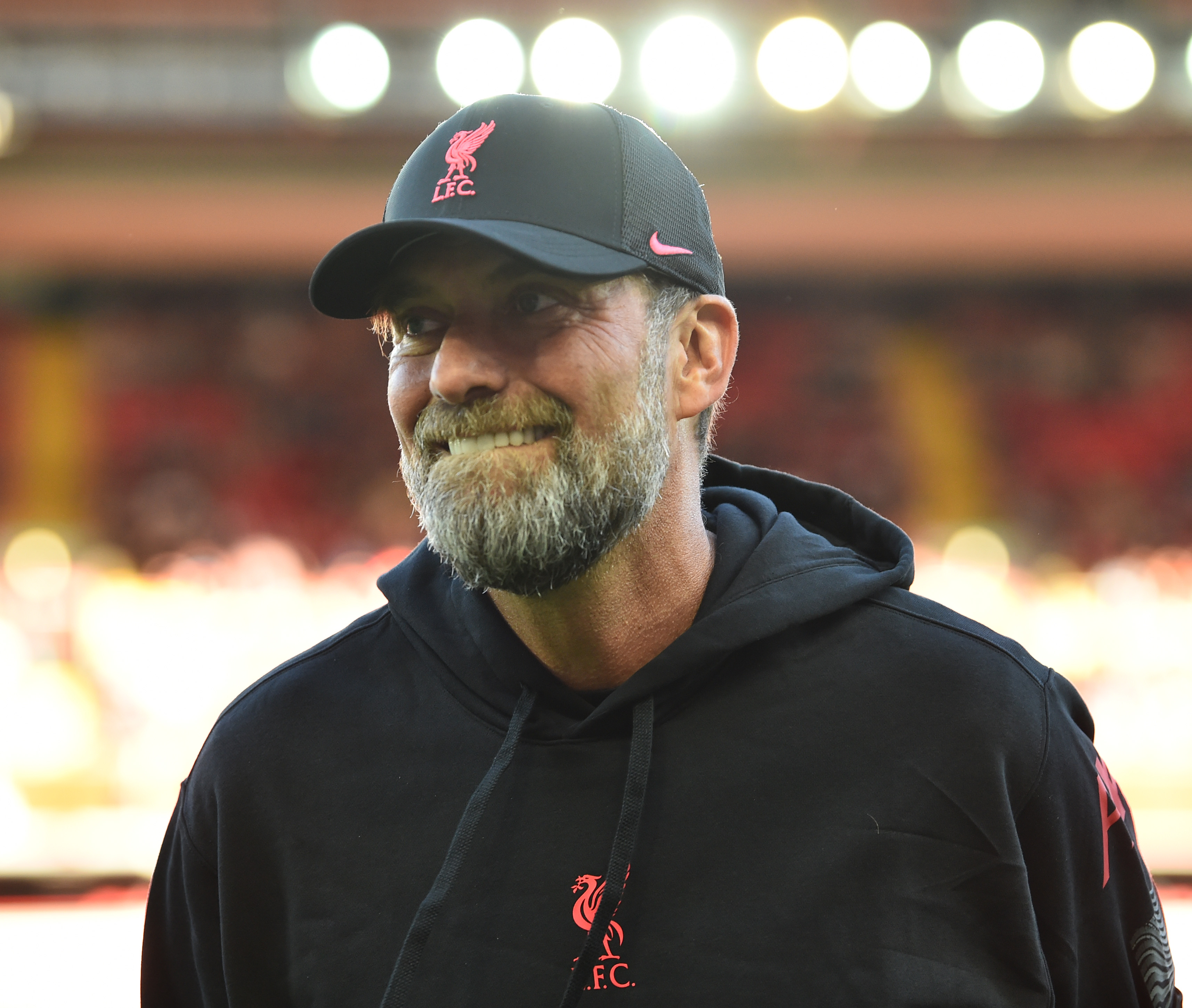 Jurgen Klopp manager of Liverpool at Anfield on July 31, 2022 in Liverpool, England.