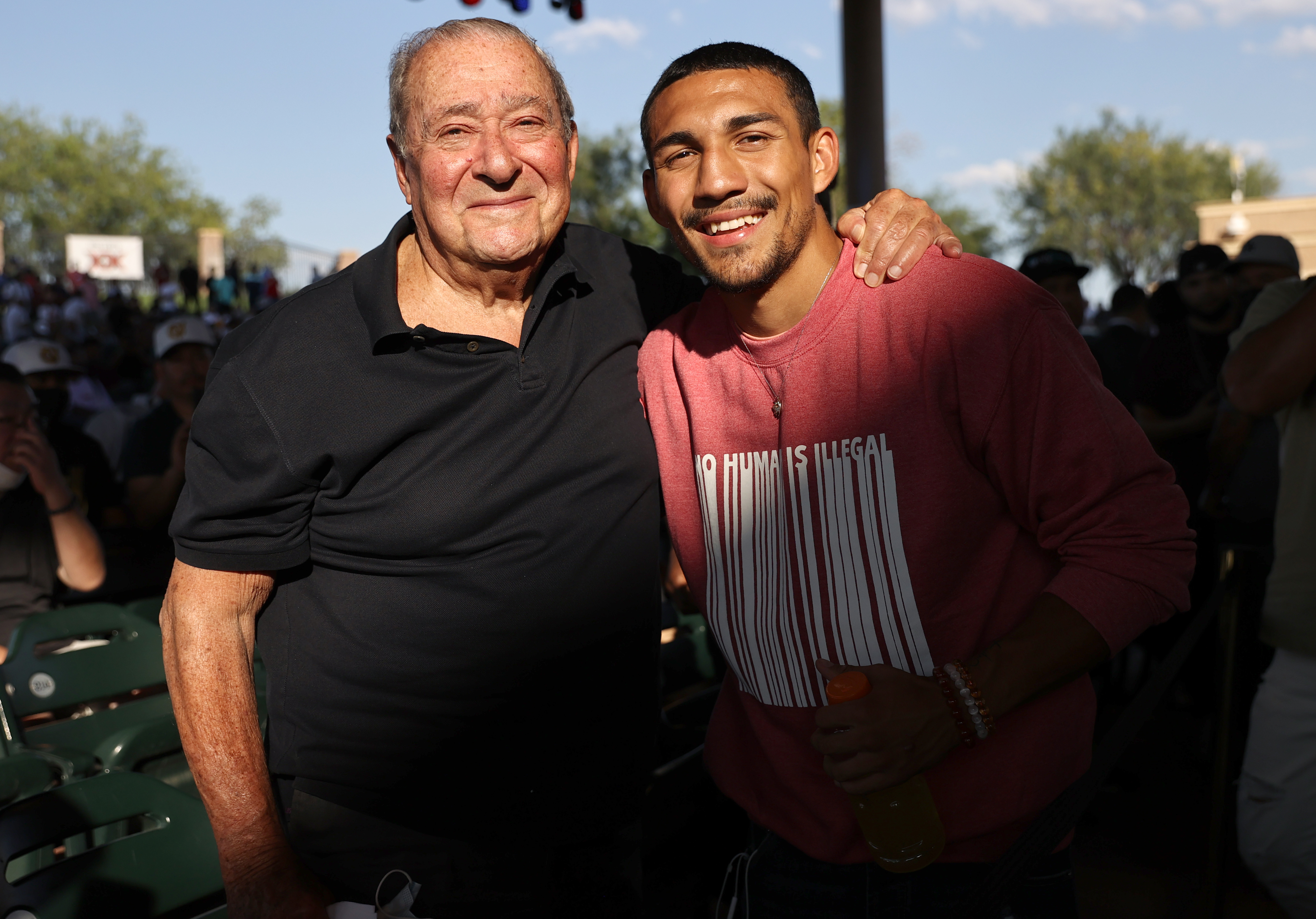 Bob Arum shares some thoughts on Teofimo Lopez’s future as he’s set to return to action this weekend.