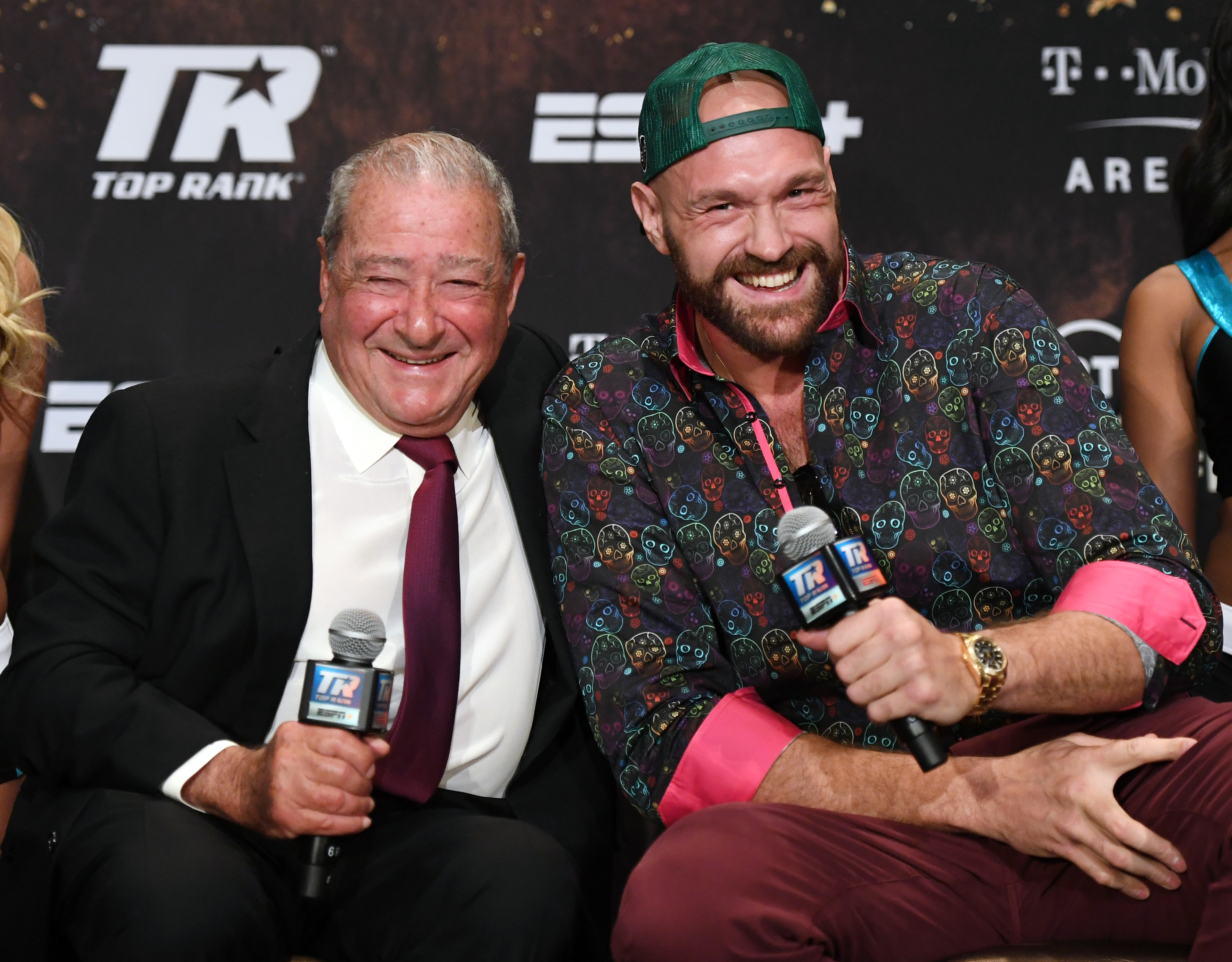 Bob Arum says Tyson Fury says things for the attention but fully expects him to fight on.