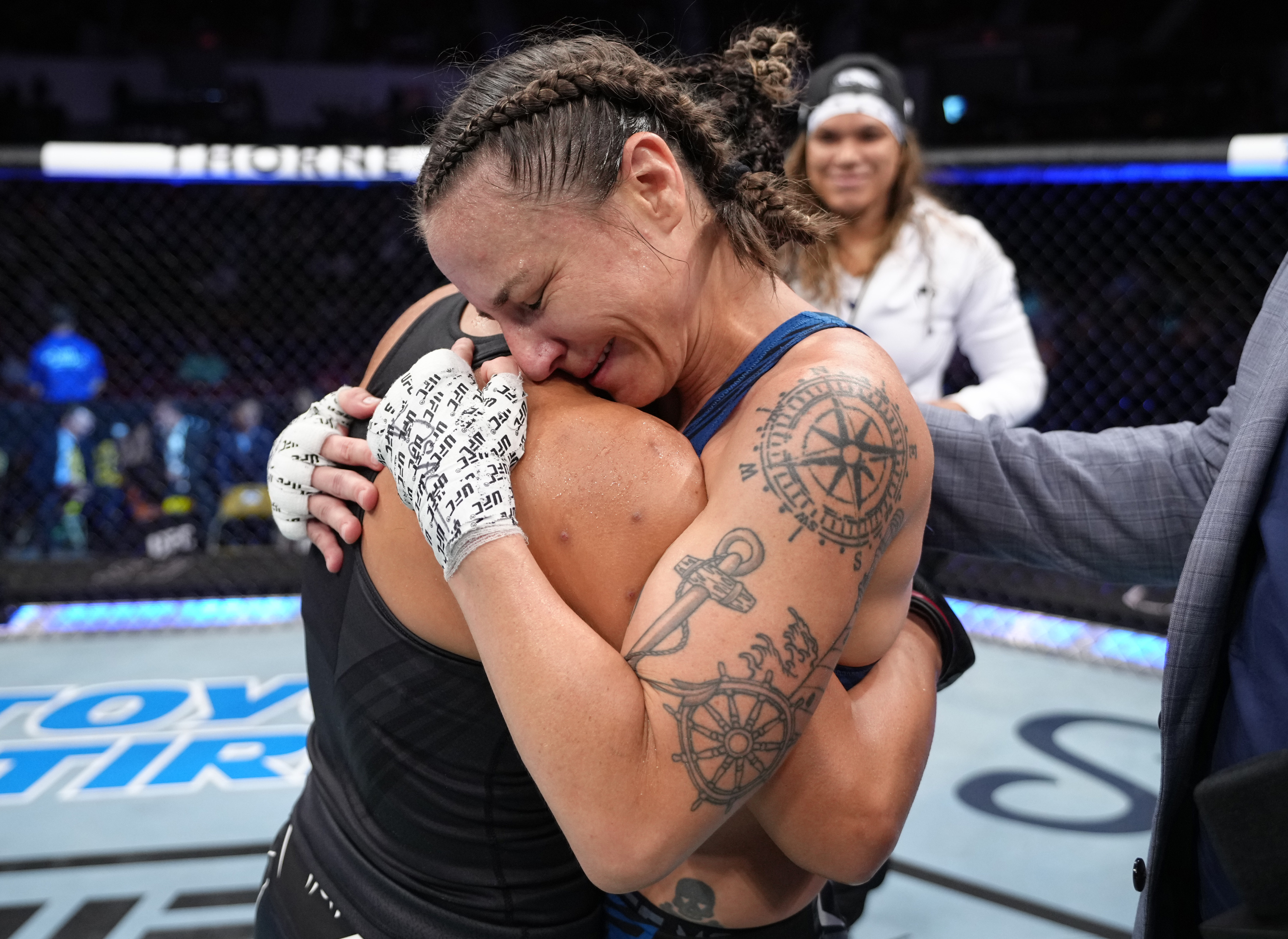 Nina Nunes retired from the sport of MMA after winning a split decision over Cynthia Calvillo