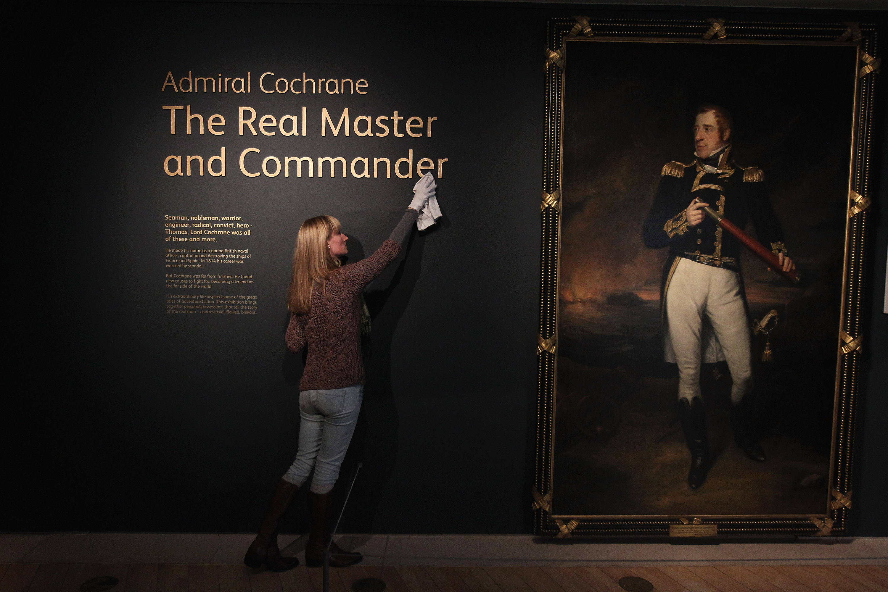 The Personal Effects Of Admiral Cochrane Go On Show At The National Museum Of Scotland