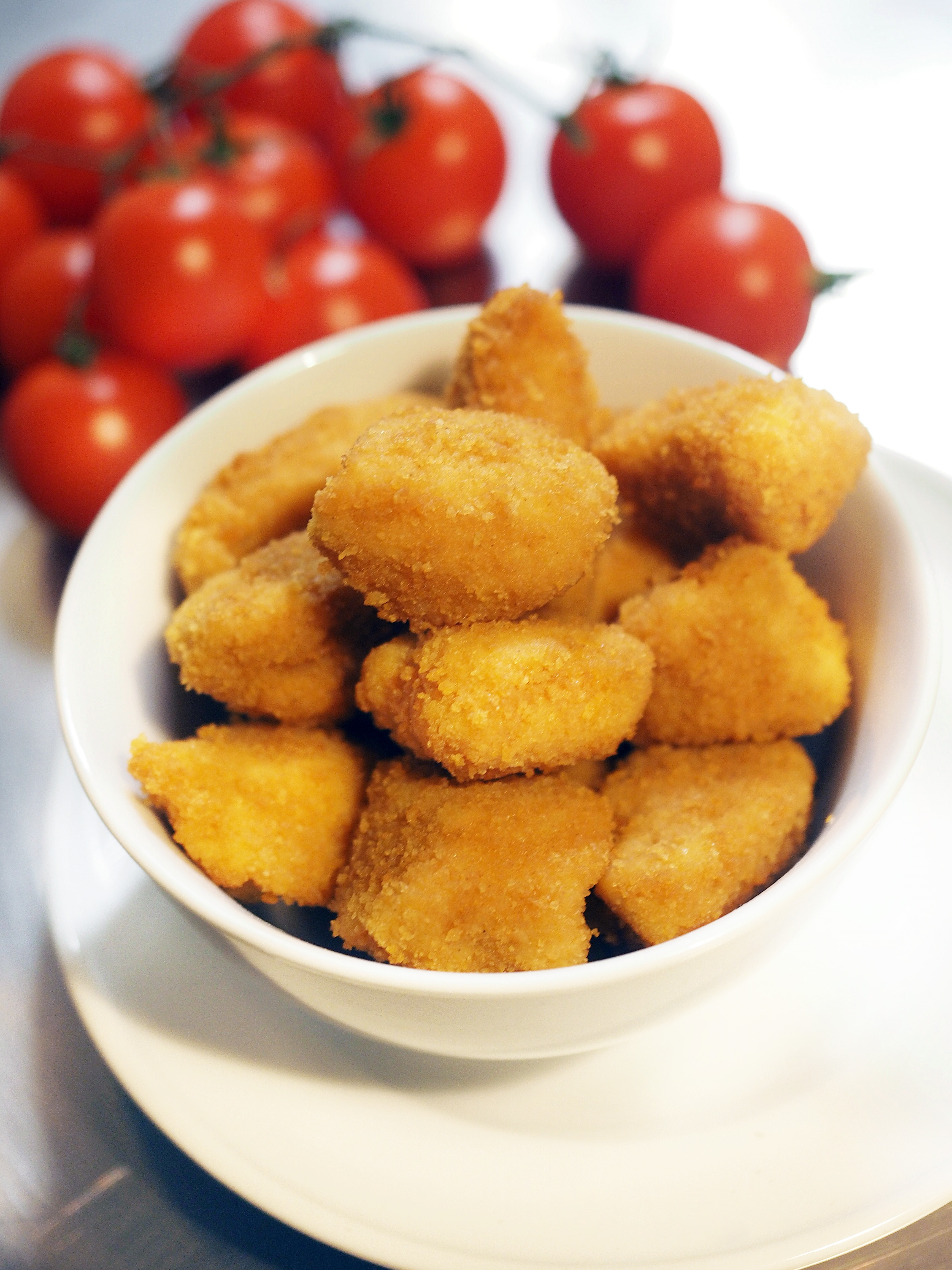 Chicken Nuggets and Tomato Pachino. Italy