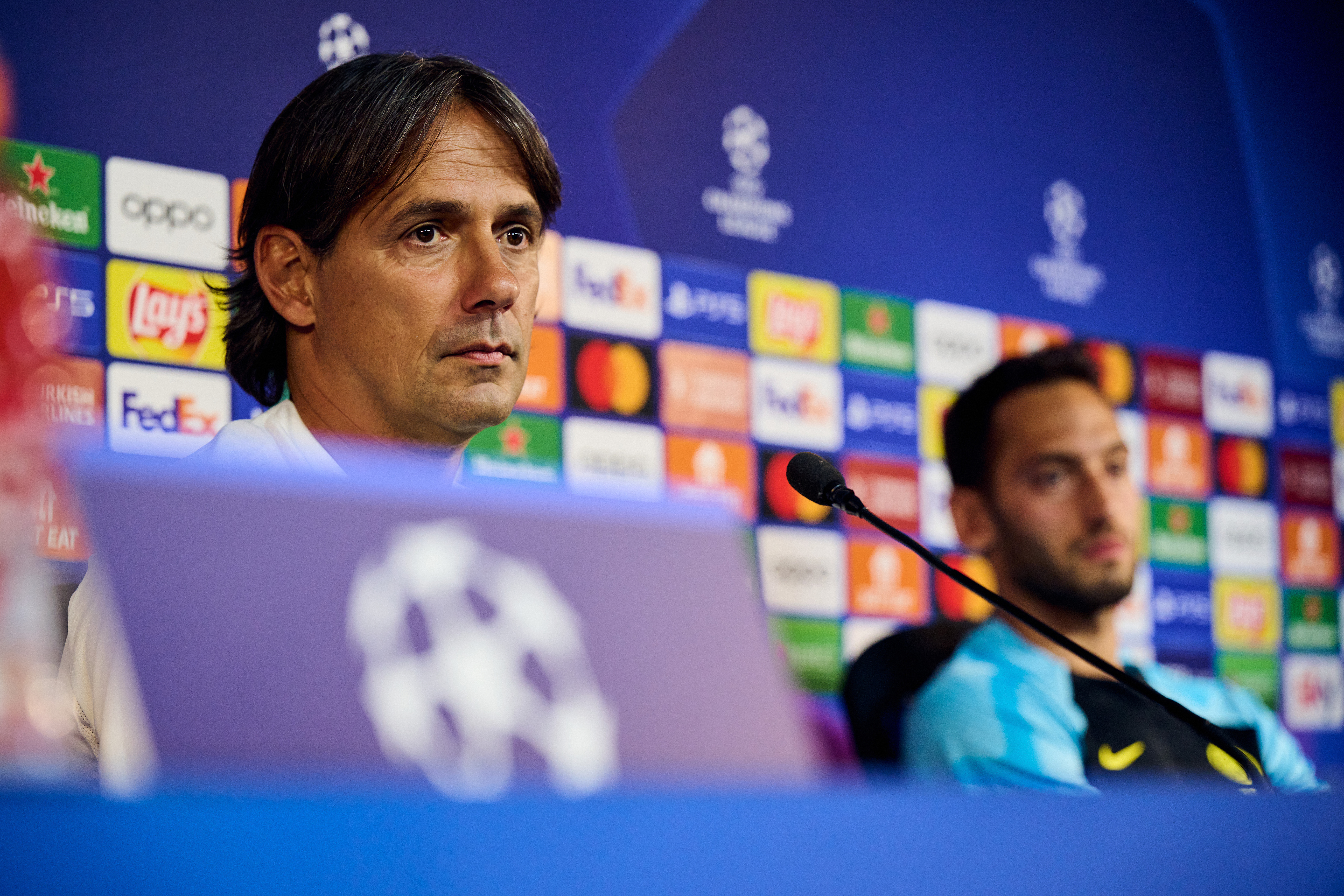FC Internazionale Training Session And Press Conference