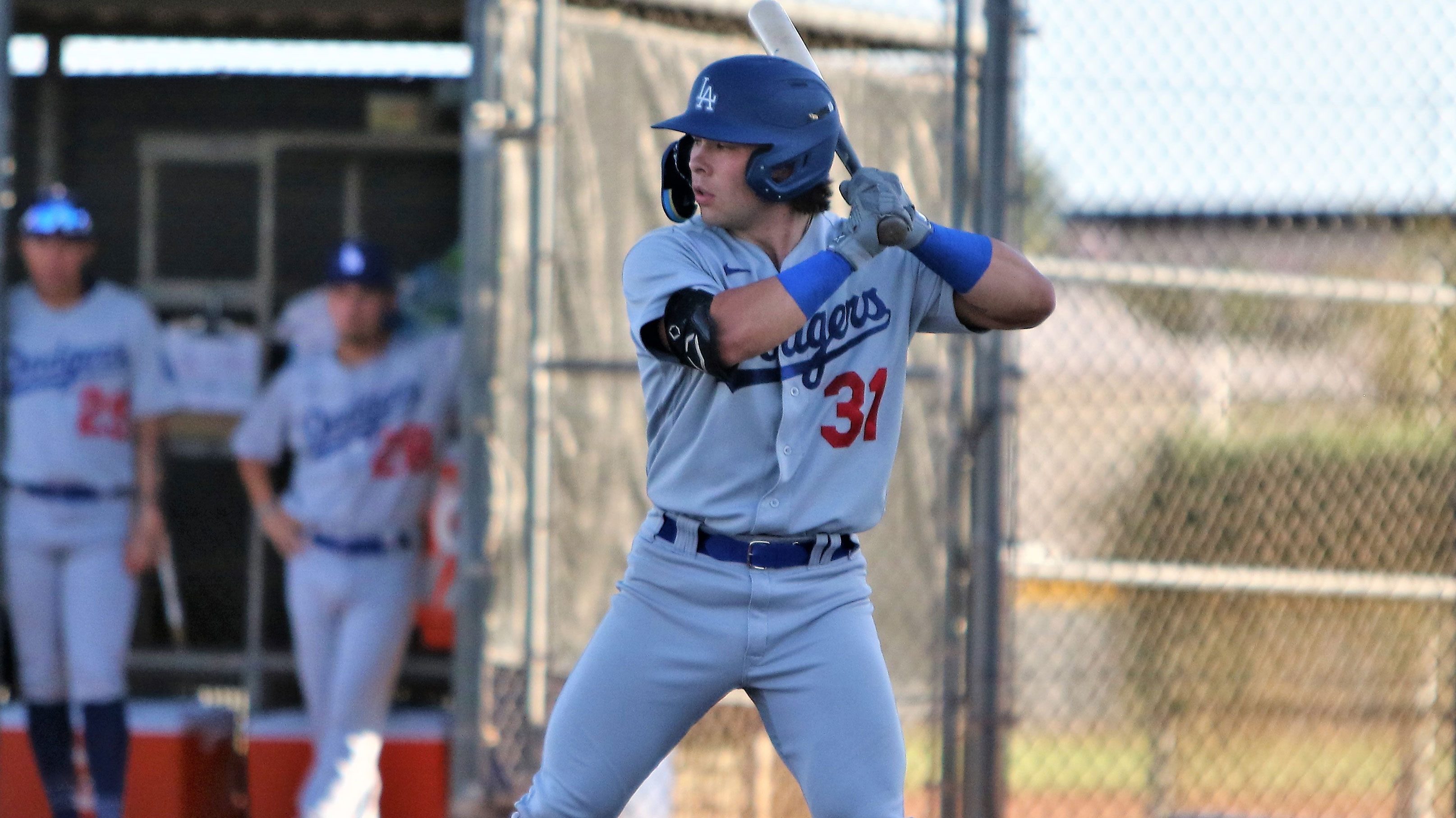 Catcher Dalton Rushing was drafted by the Dodgers in the second round of the 2021 MLB Draft, the 40th overall selection.