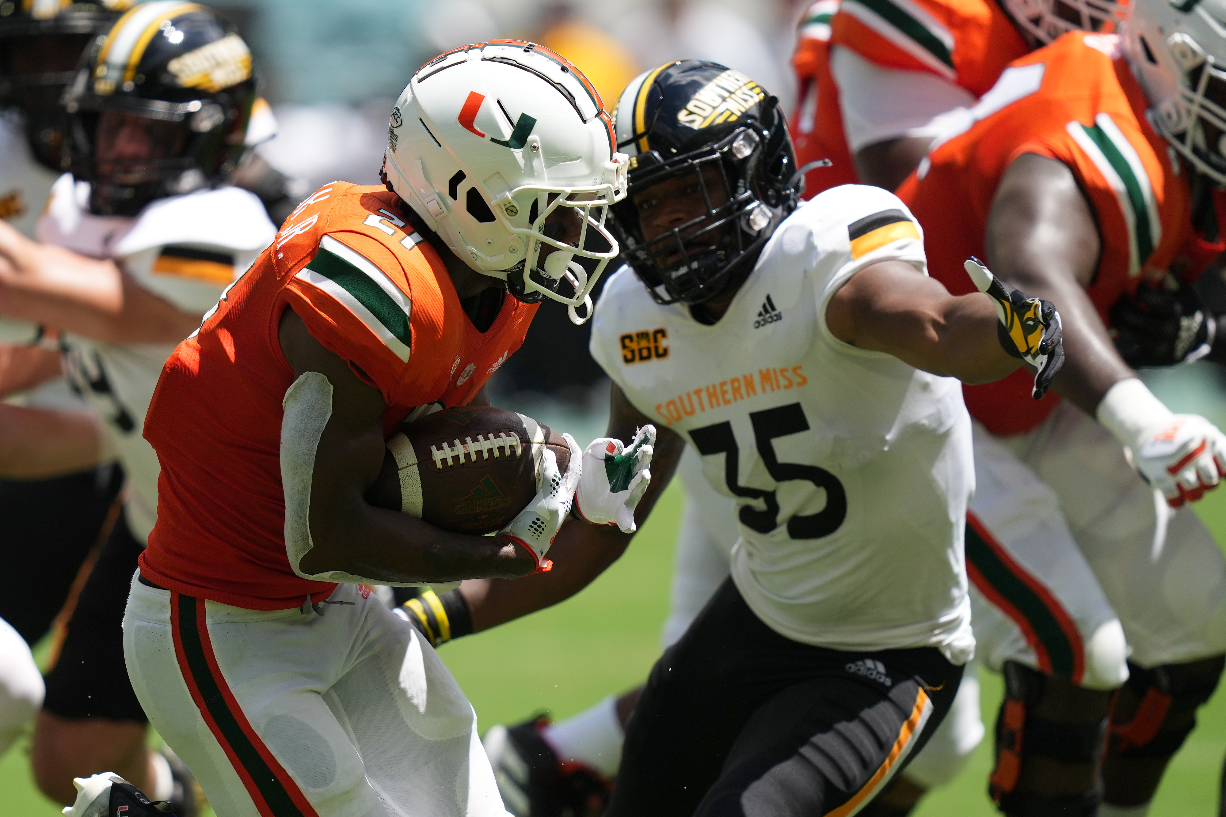 NCAA Football: Southern Mississippi at Miami