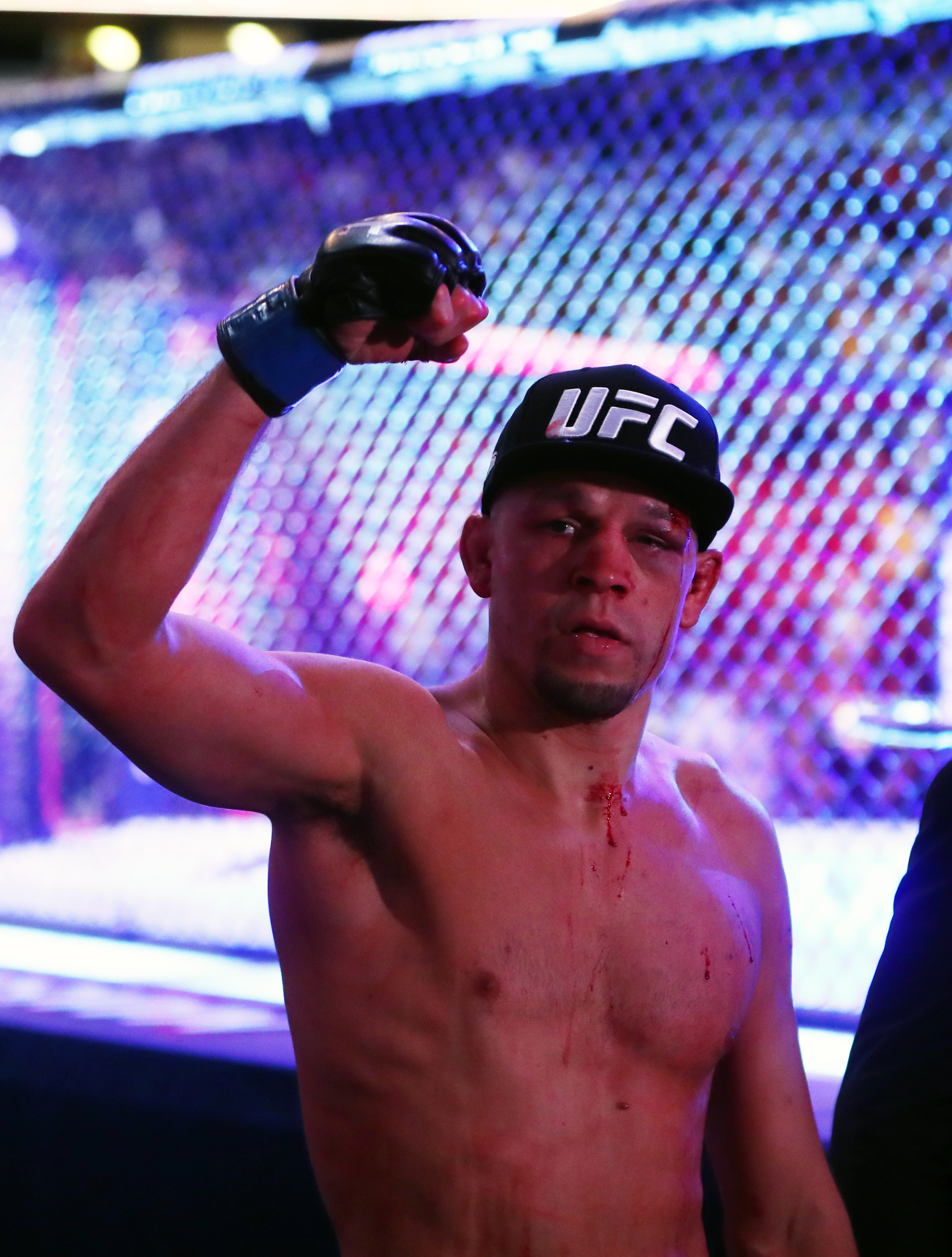 Nate Diaz during UFC 263 at Gila River Arena