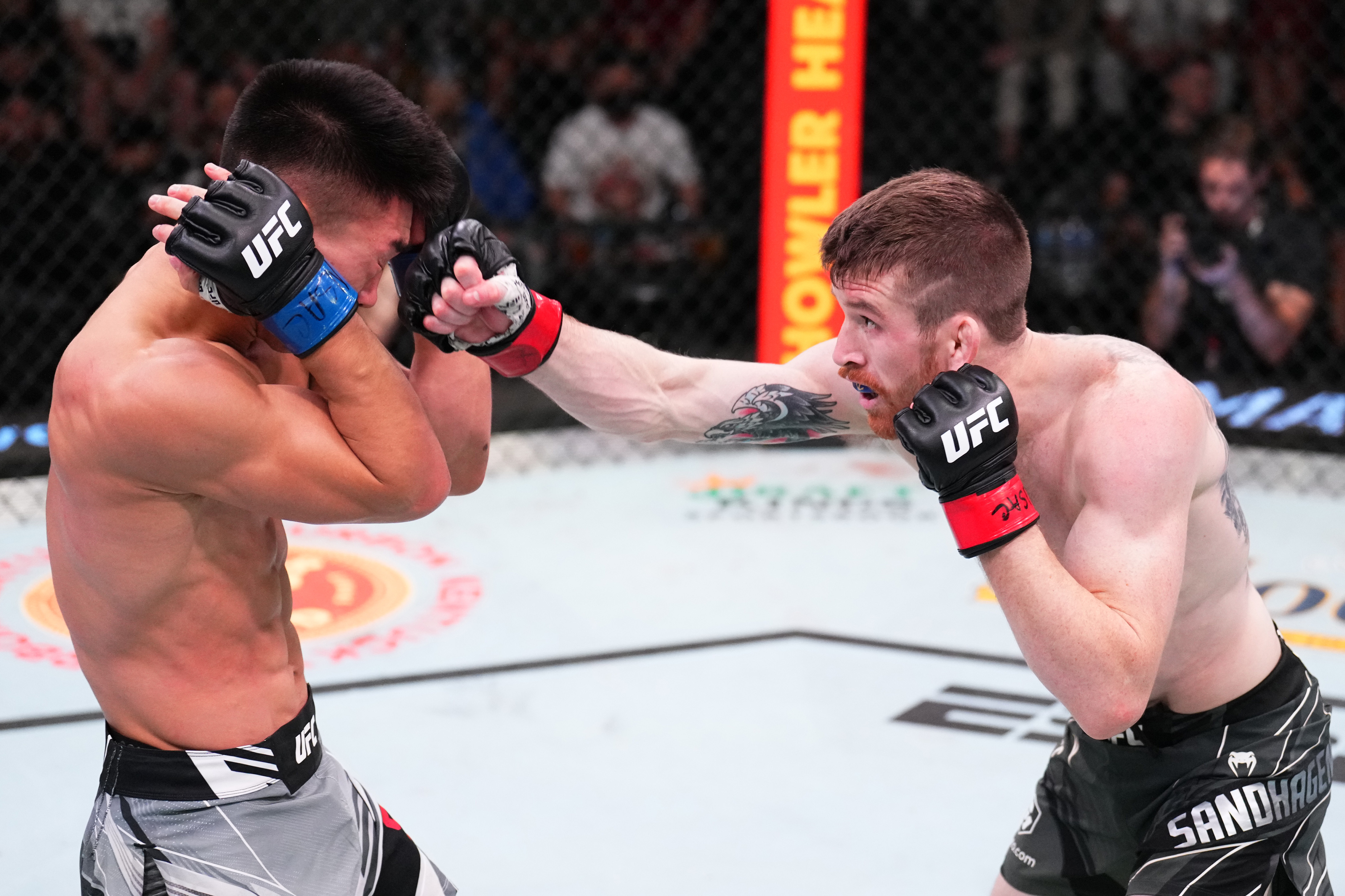 Cory Sandhagen sliced open Yadong Song to get a TKO win at UFC Vegas 60