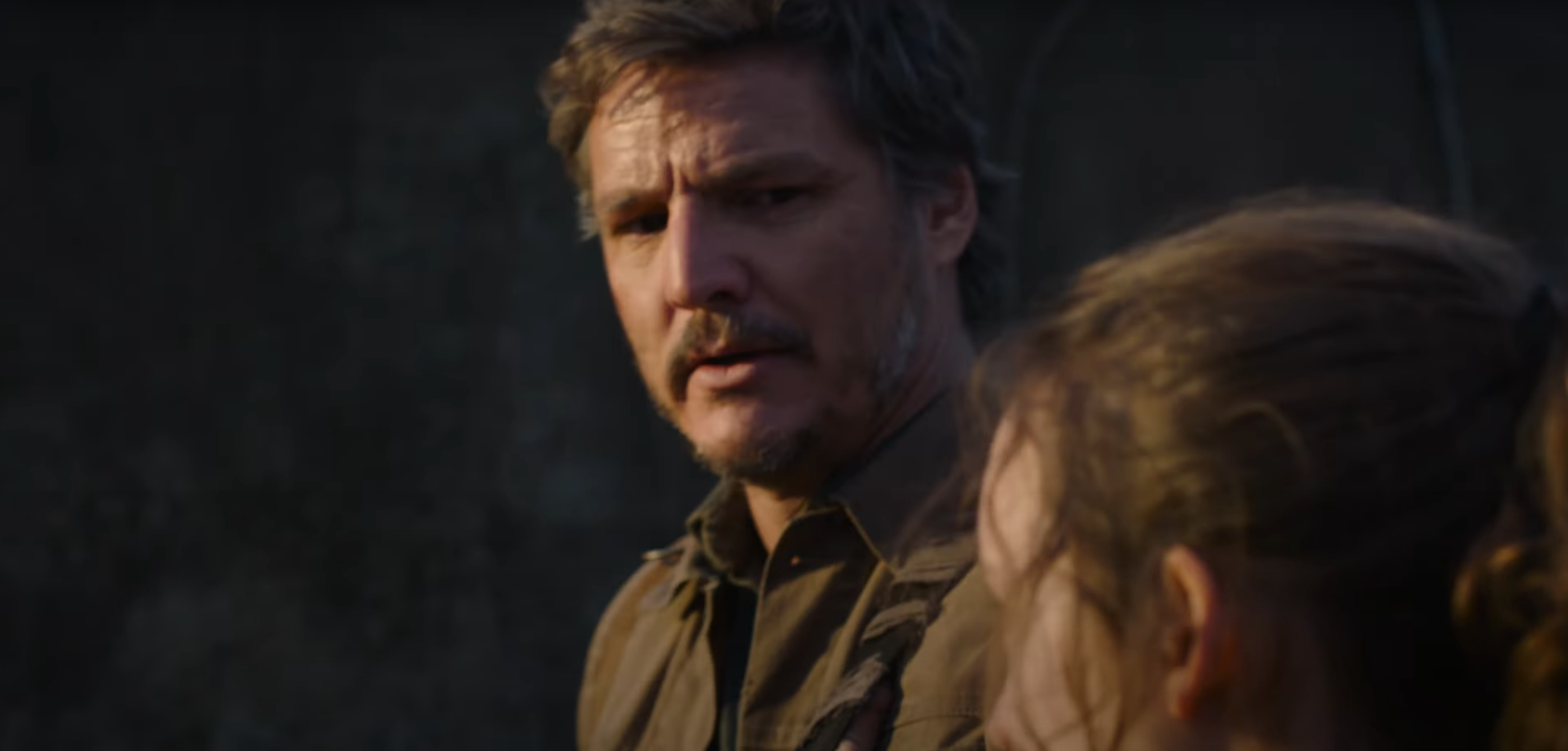 Pedro Pascal and Bella Ramsey in The Last of Us on HBO