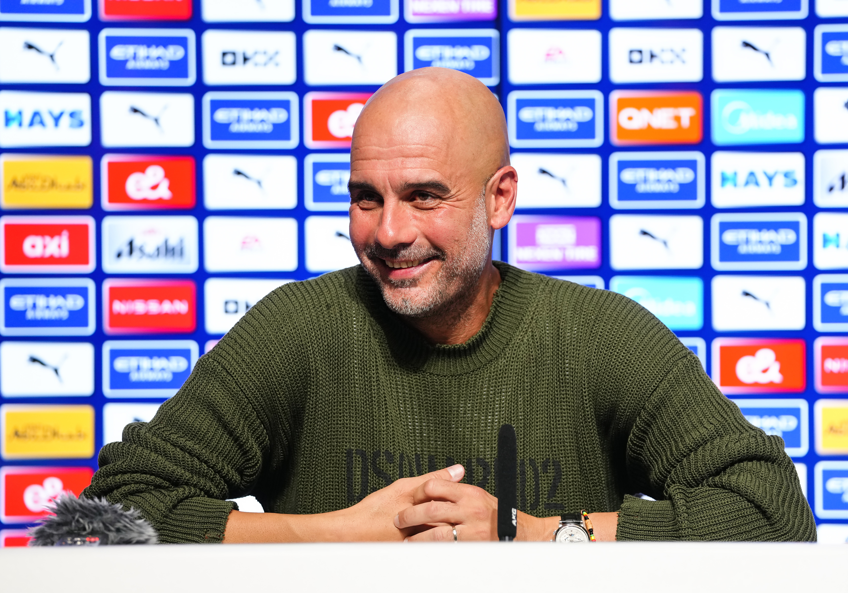 Manchester City Training &amp; Press Conference