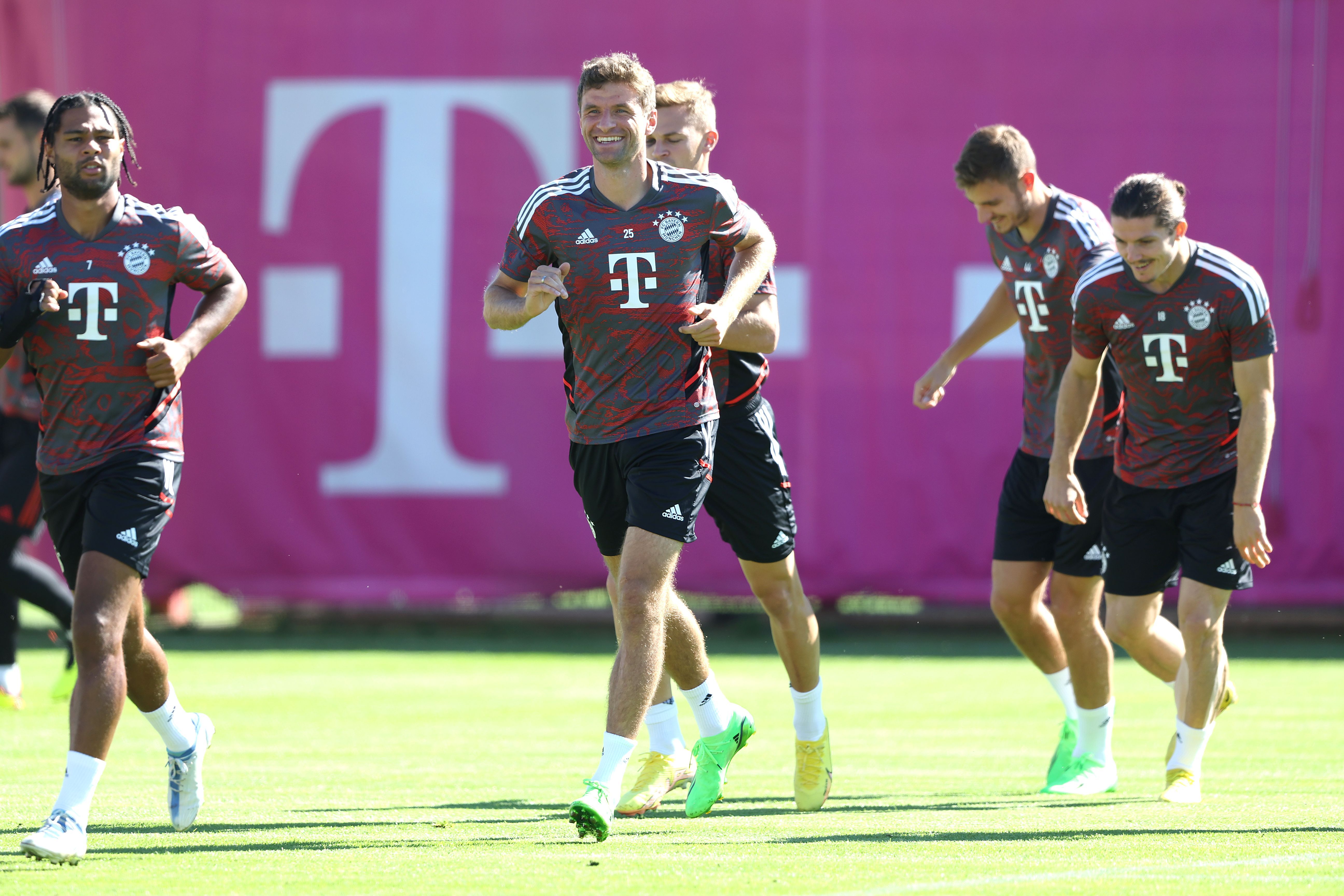 FC Bayern München Training Session And Press Conference