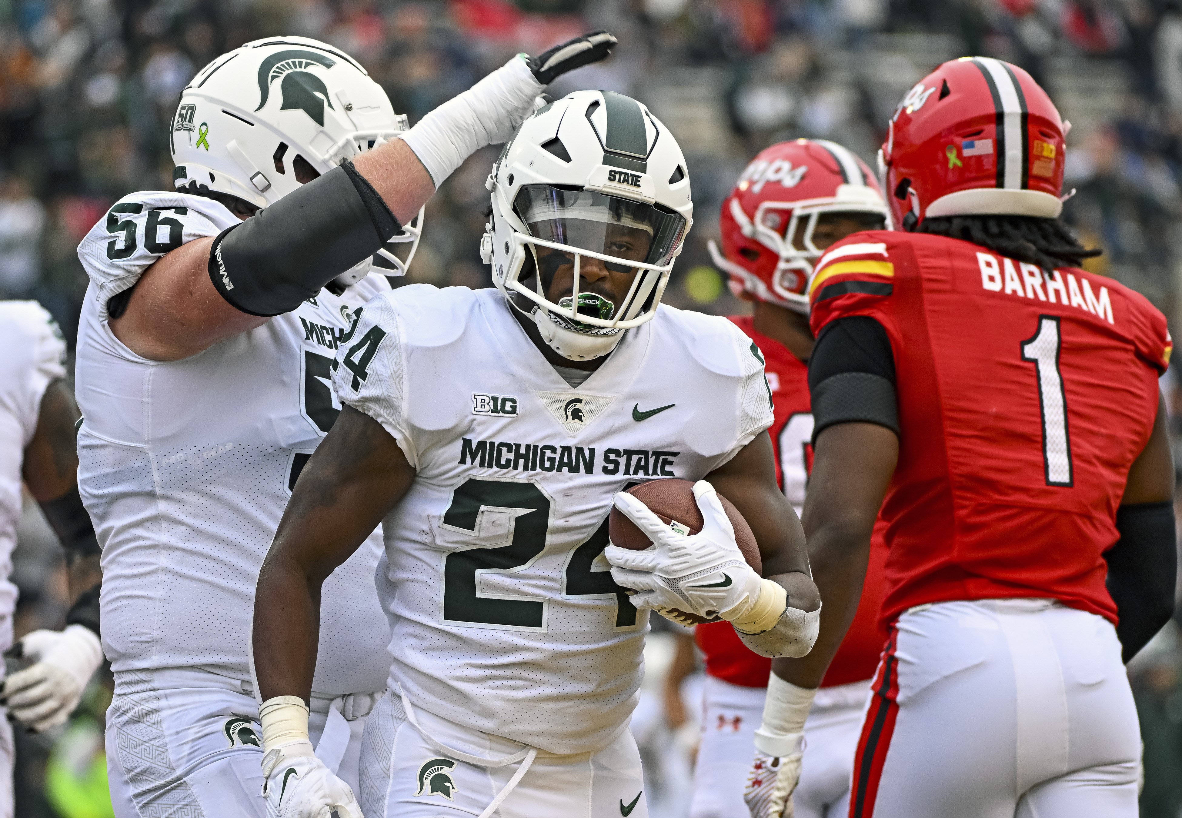 COLLEGE FOOTBALL: OCT 01 Michigan State at Maryland