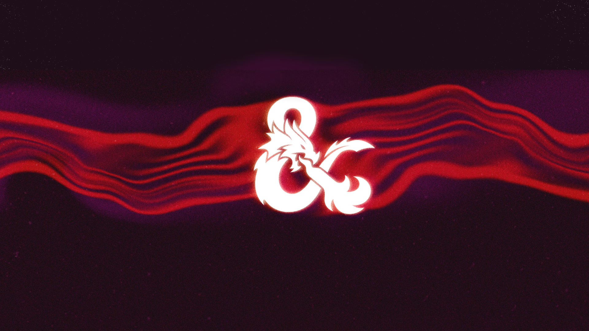 A stylized image with the D&amp;D amperstand logo in the middle. The ampersand is a dragon breathing fire.