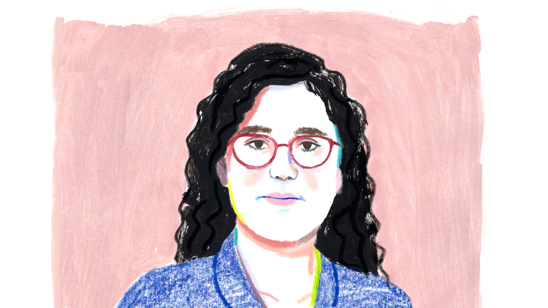 A portrait illustration of Leah Boustan.