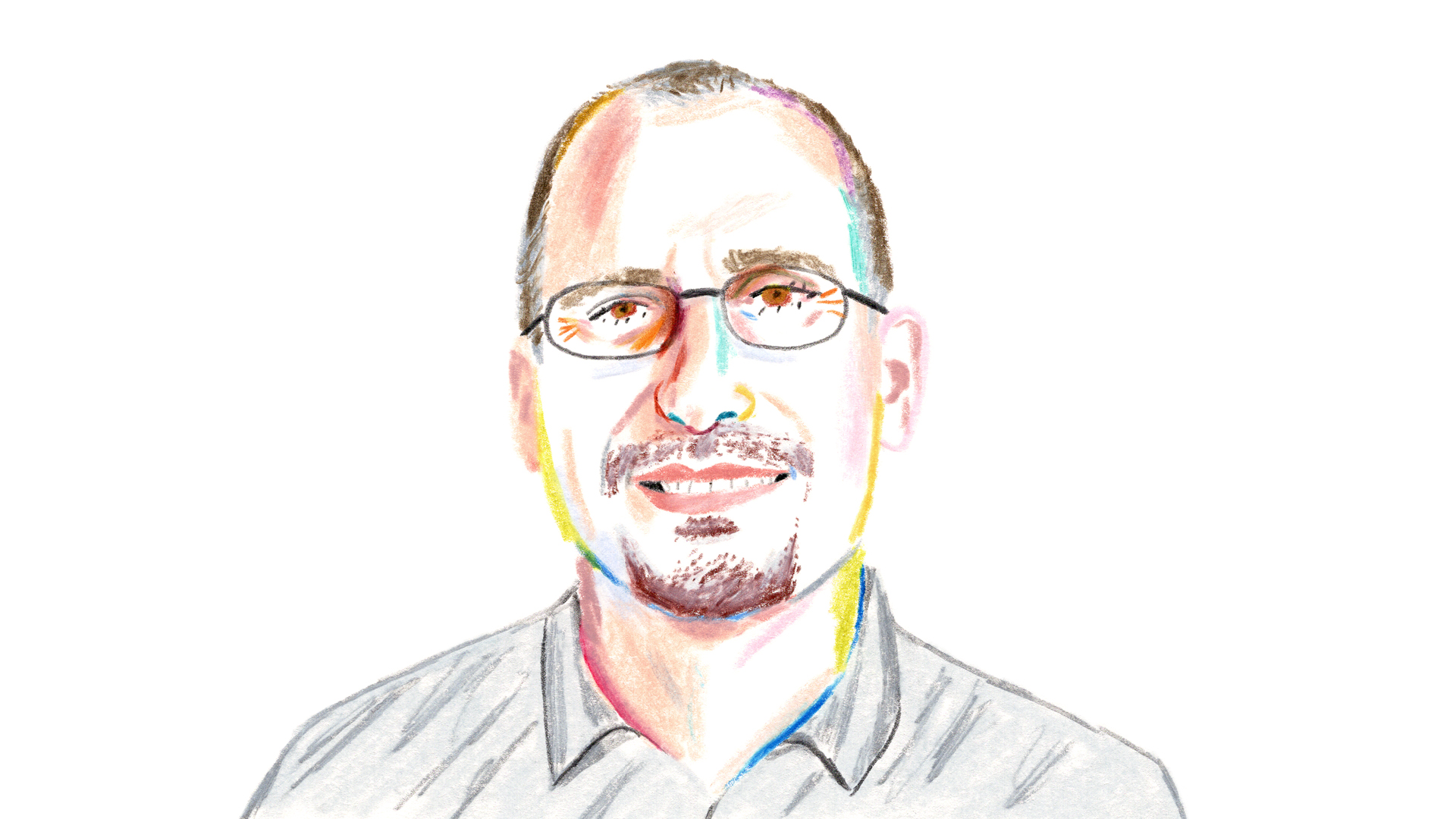 An illustration of Ted Nordhaus.