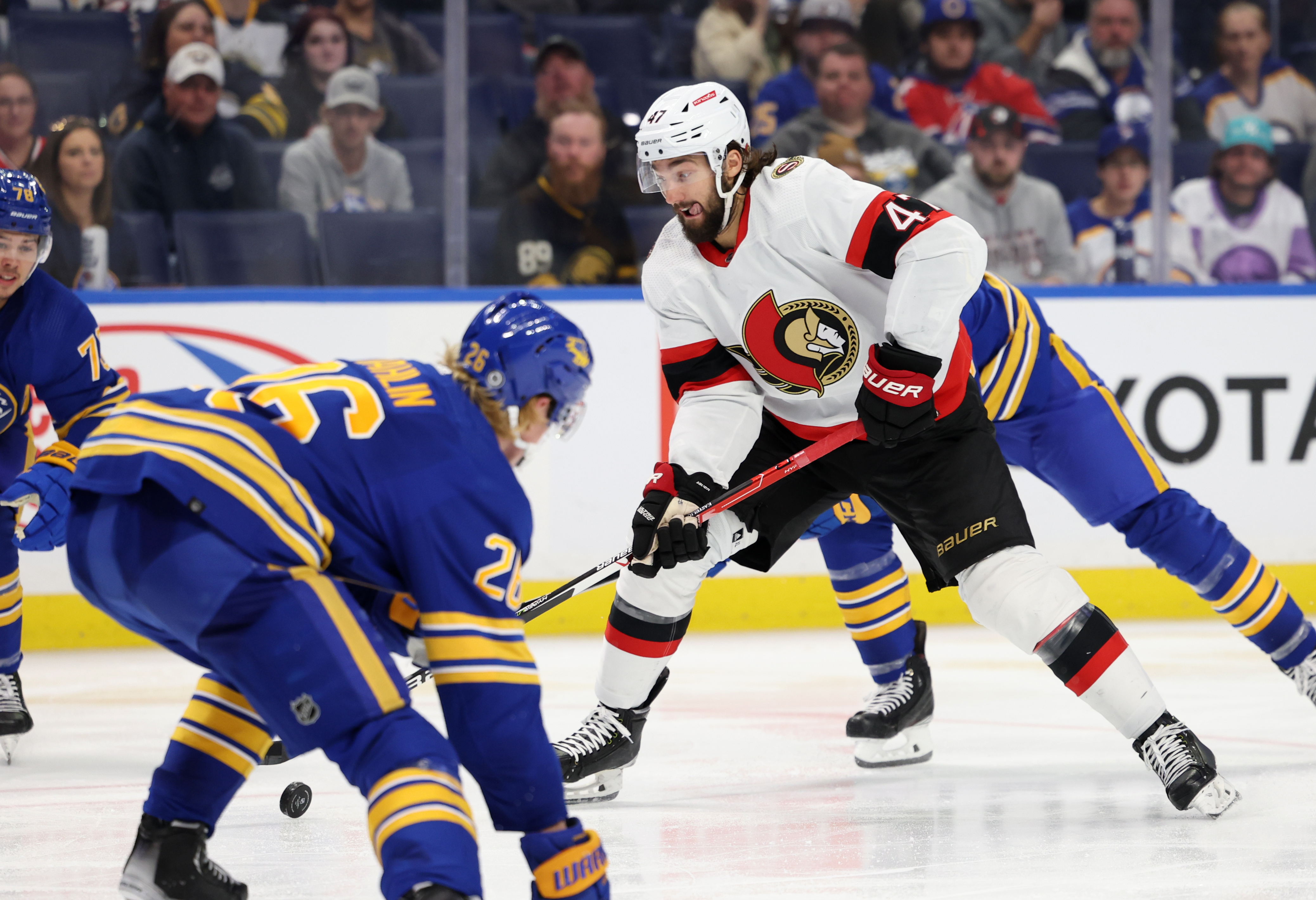 NHL: Ottawa Senators at Buffalo Sabres