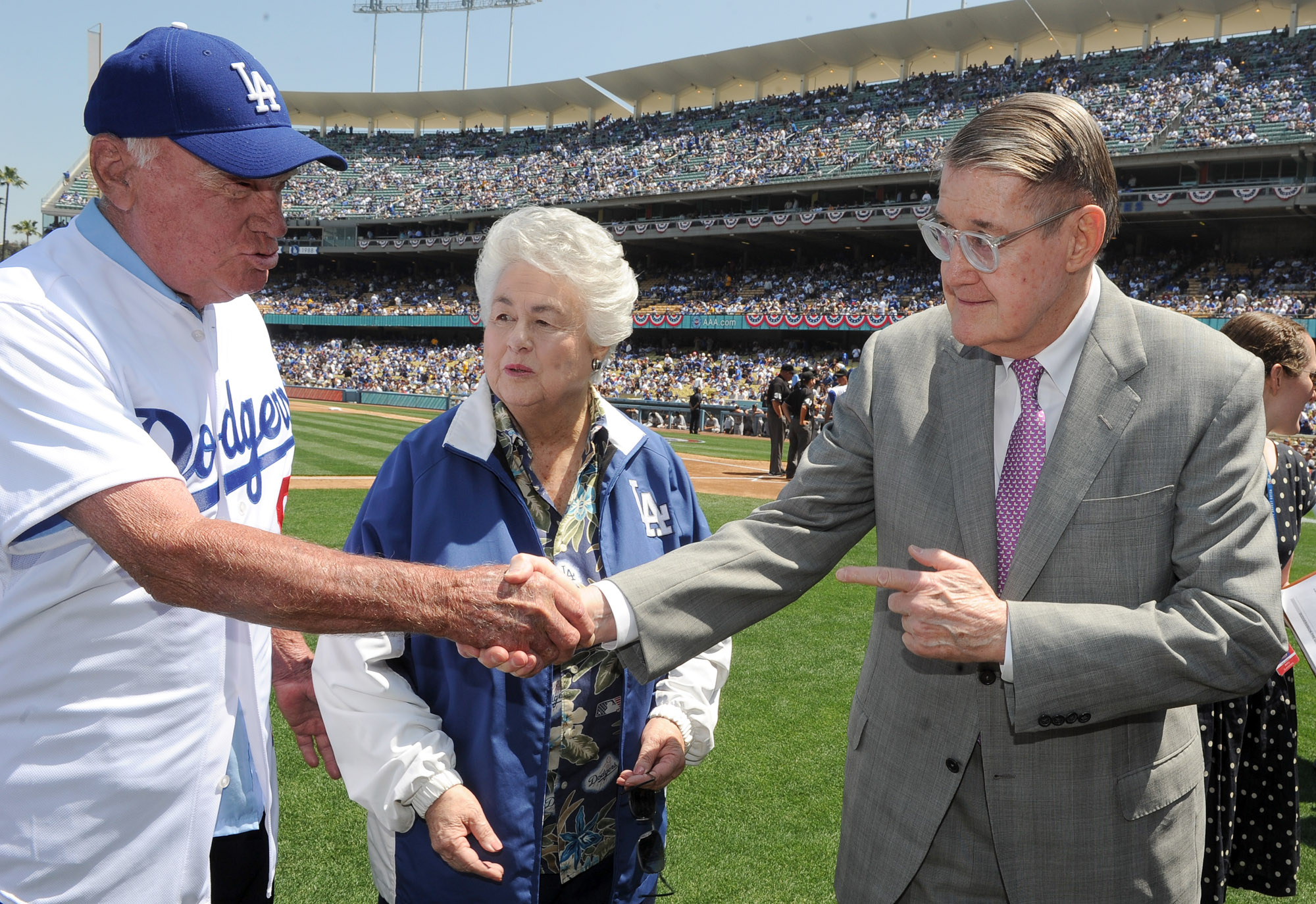 Roz Wyman, former Los Angeles City Council member help bring the Brooklyn Dodgers to Los Angeles passed away at the age of 92.