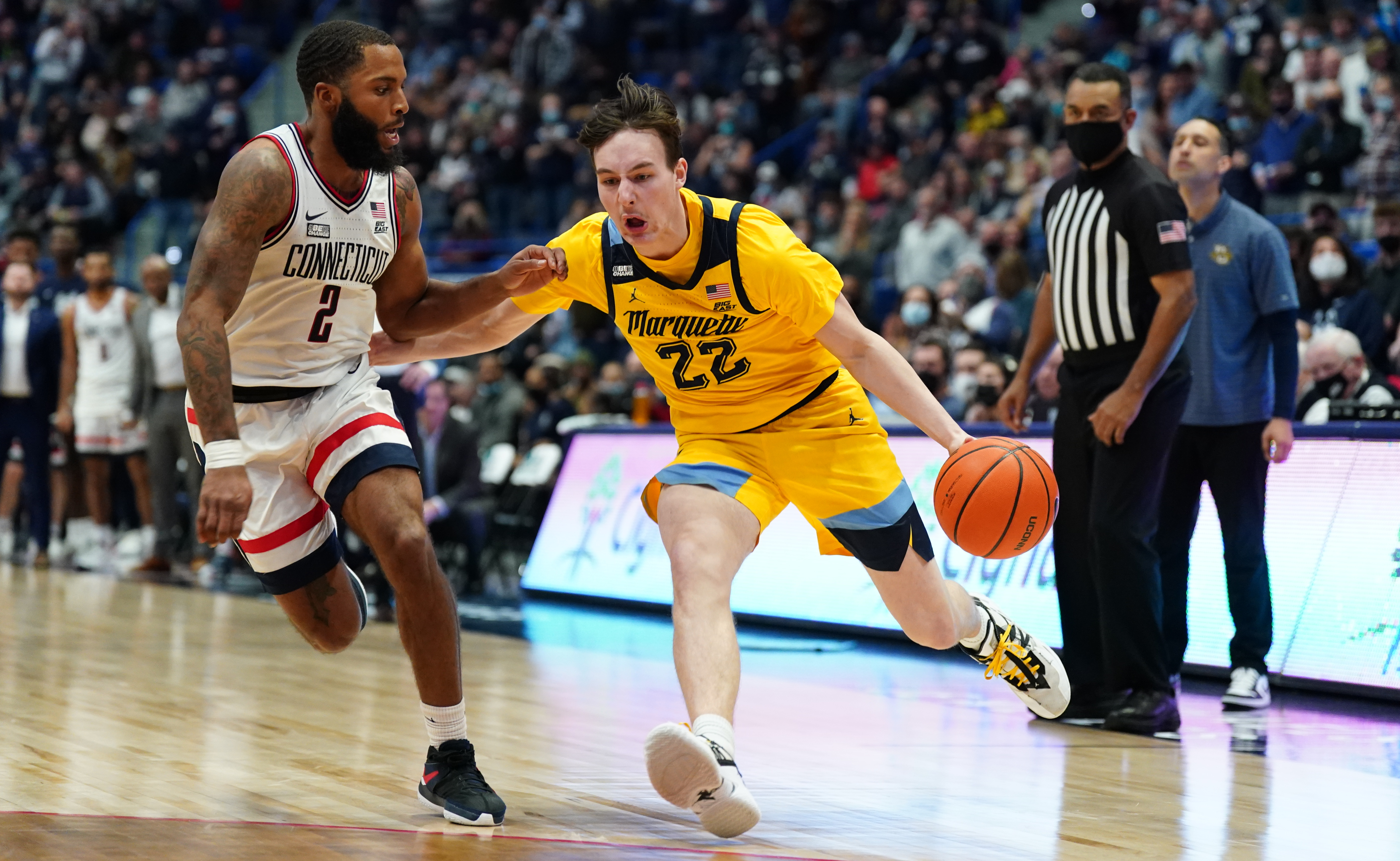 NCAA Basketball: Marquette at Connecticut