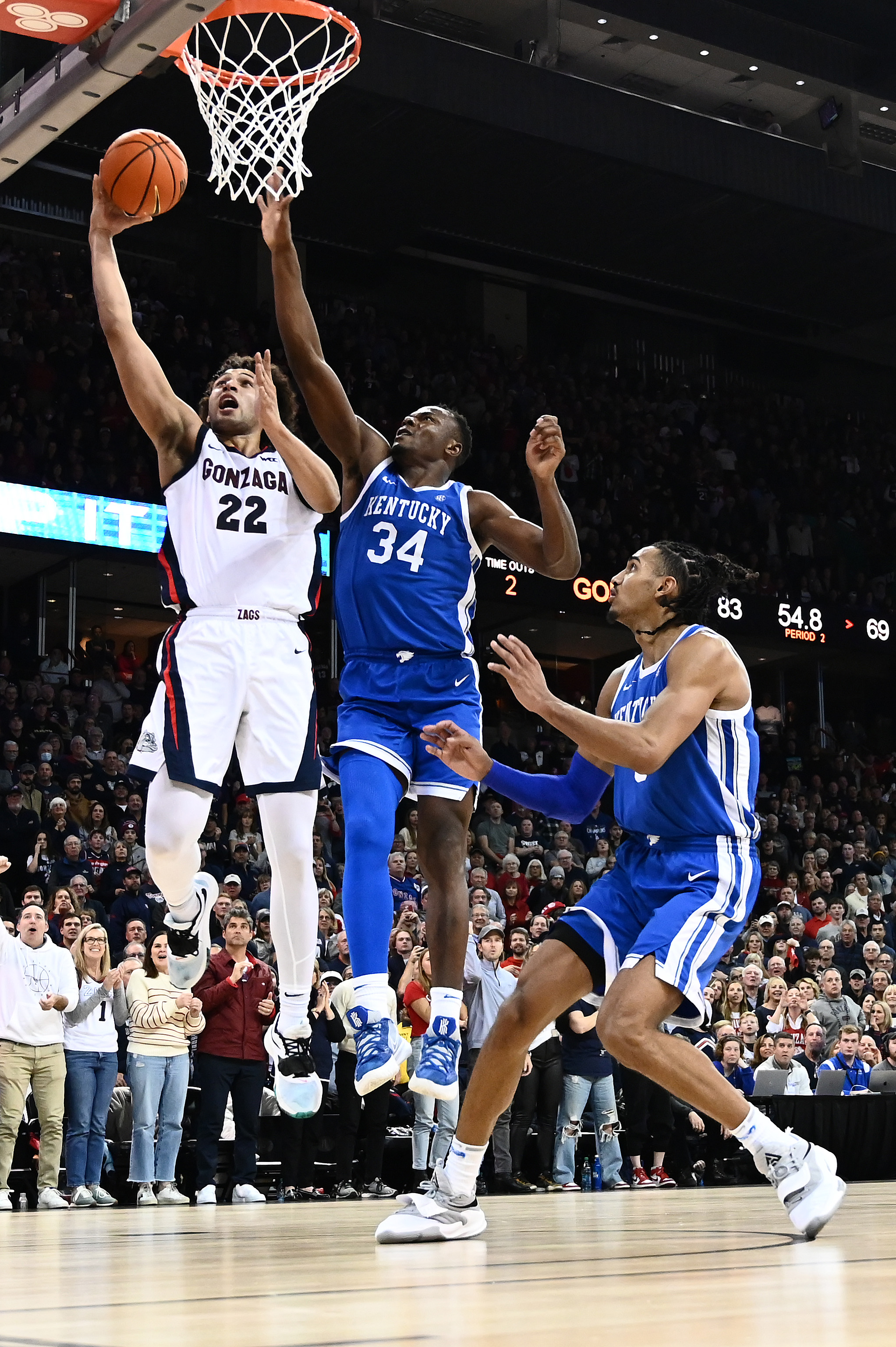 NCAA Basketball: Kentucky at Gonzaga