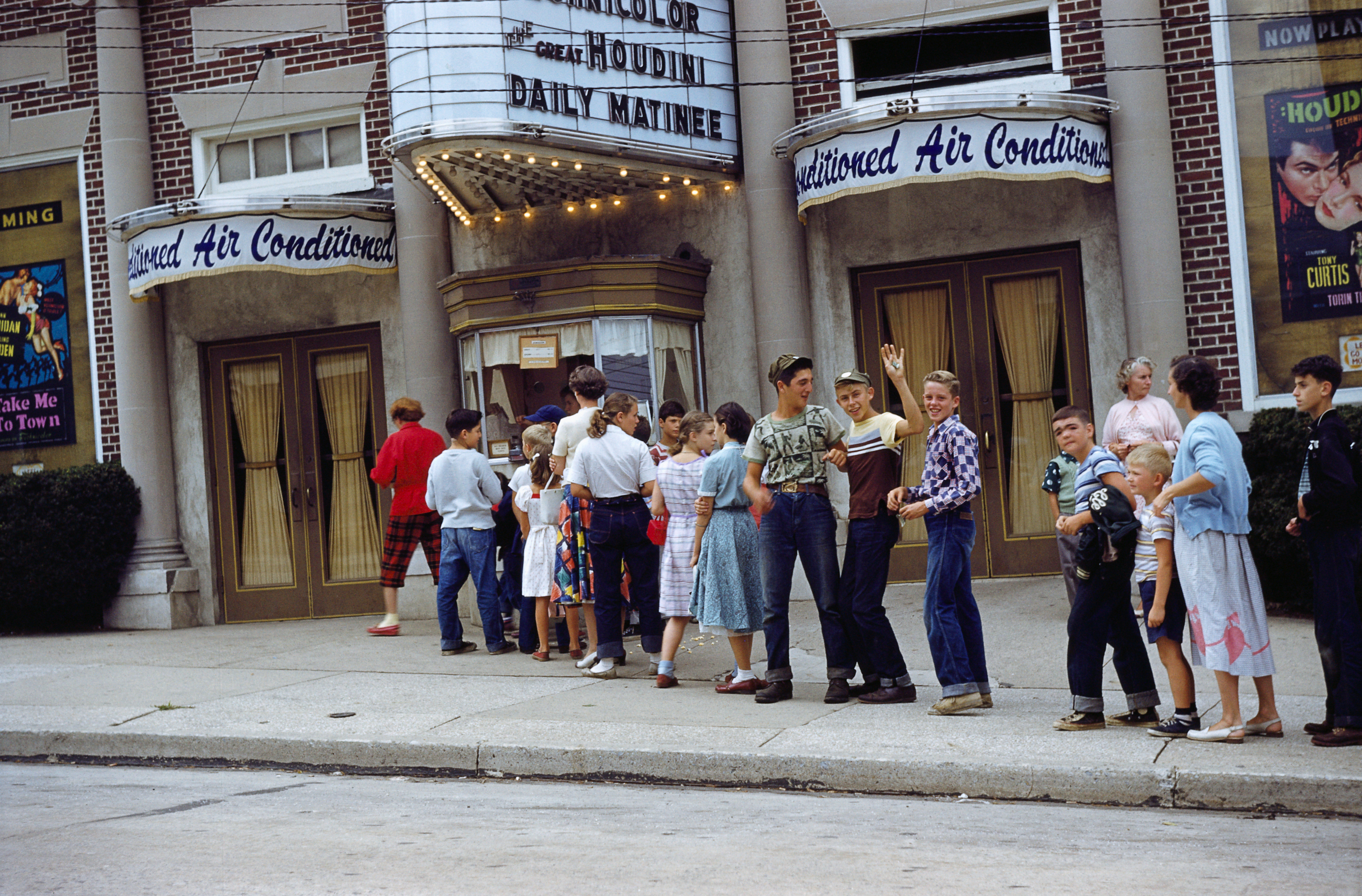 People in Line for Matinee