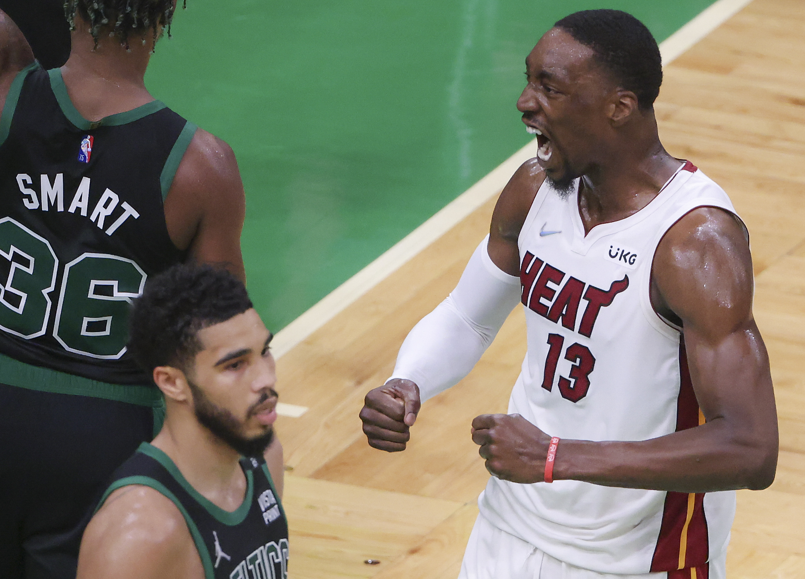Miami Heat Vs Boston Celtics At TD Garden
