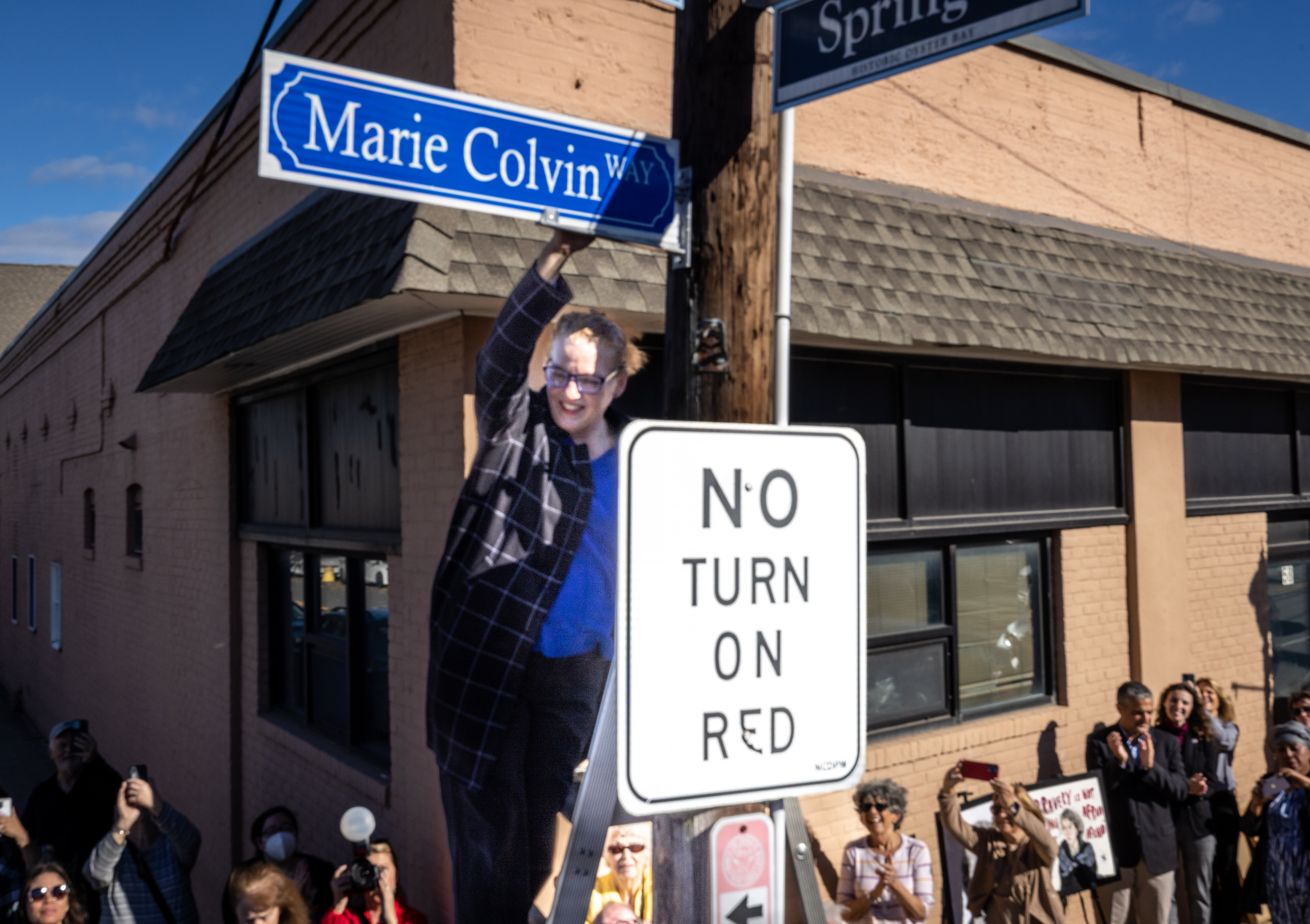 Oyster Bay Street Renaming Ceremony in Honor of Journalist Marie Colvin