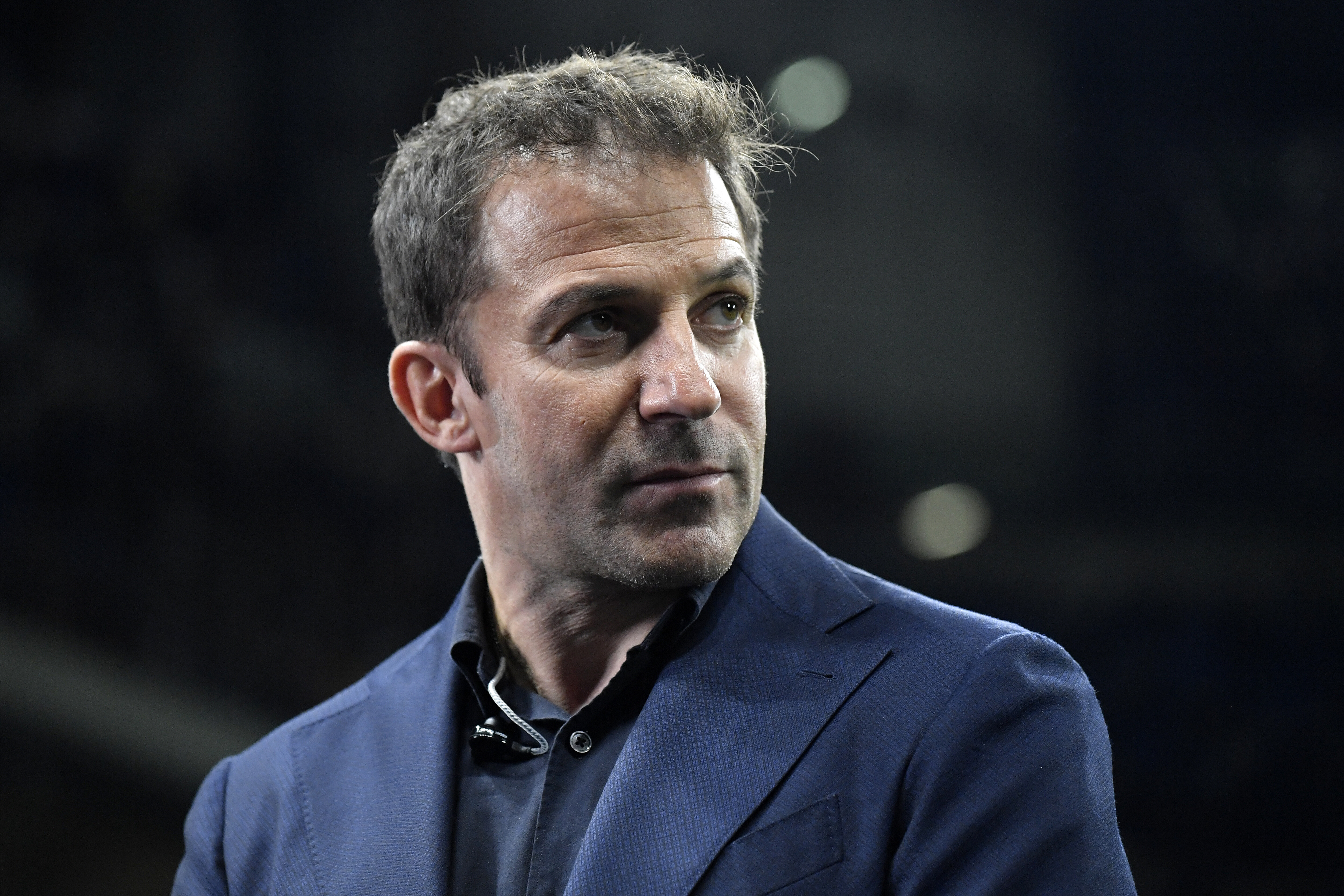 Alessandro Del Piero looks on during the Uefa Nations League...