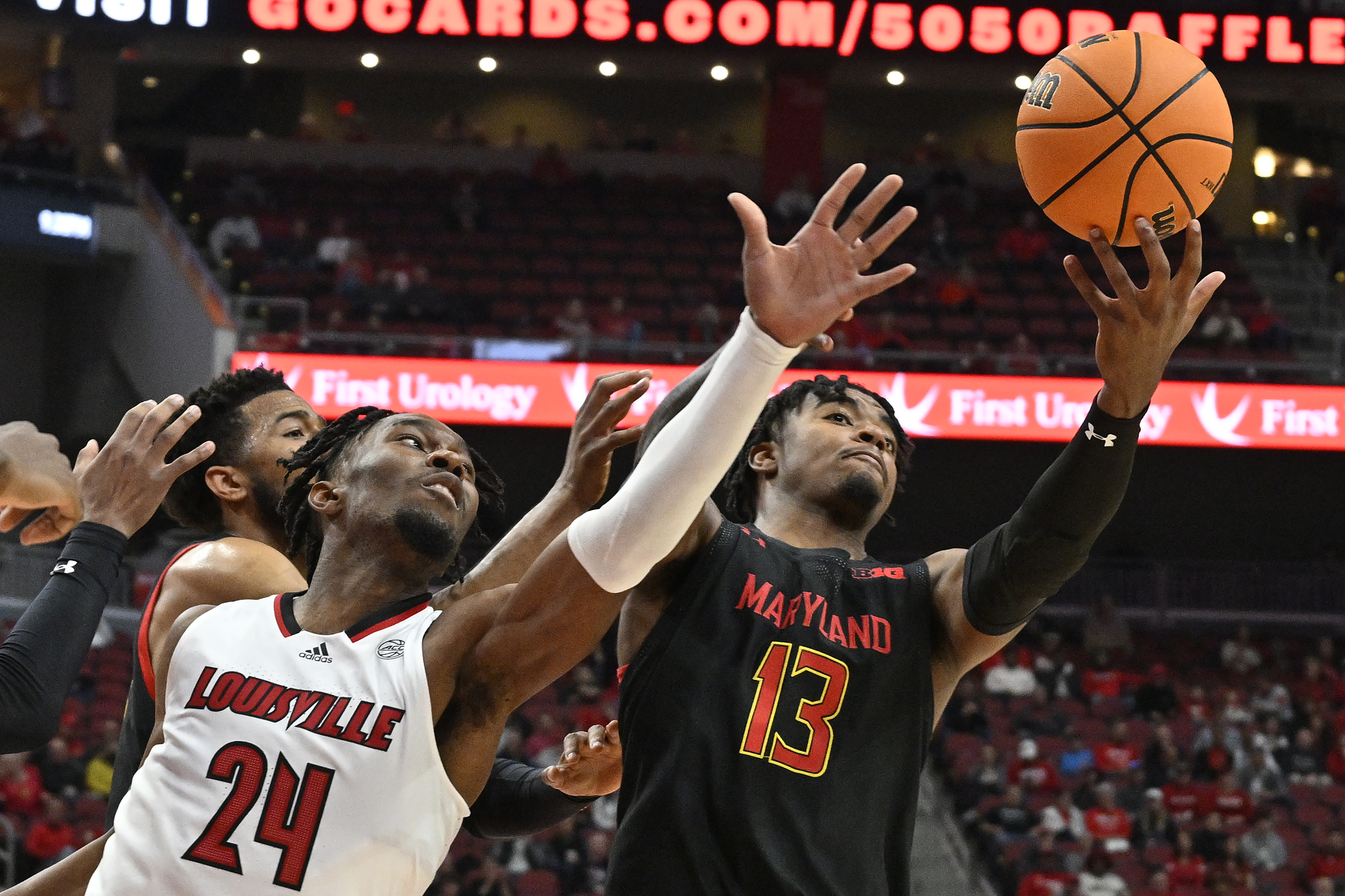 NCAA Basketball: Maryland at Louisville