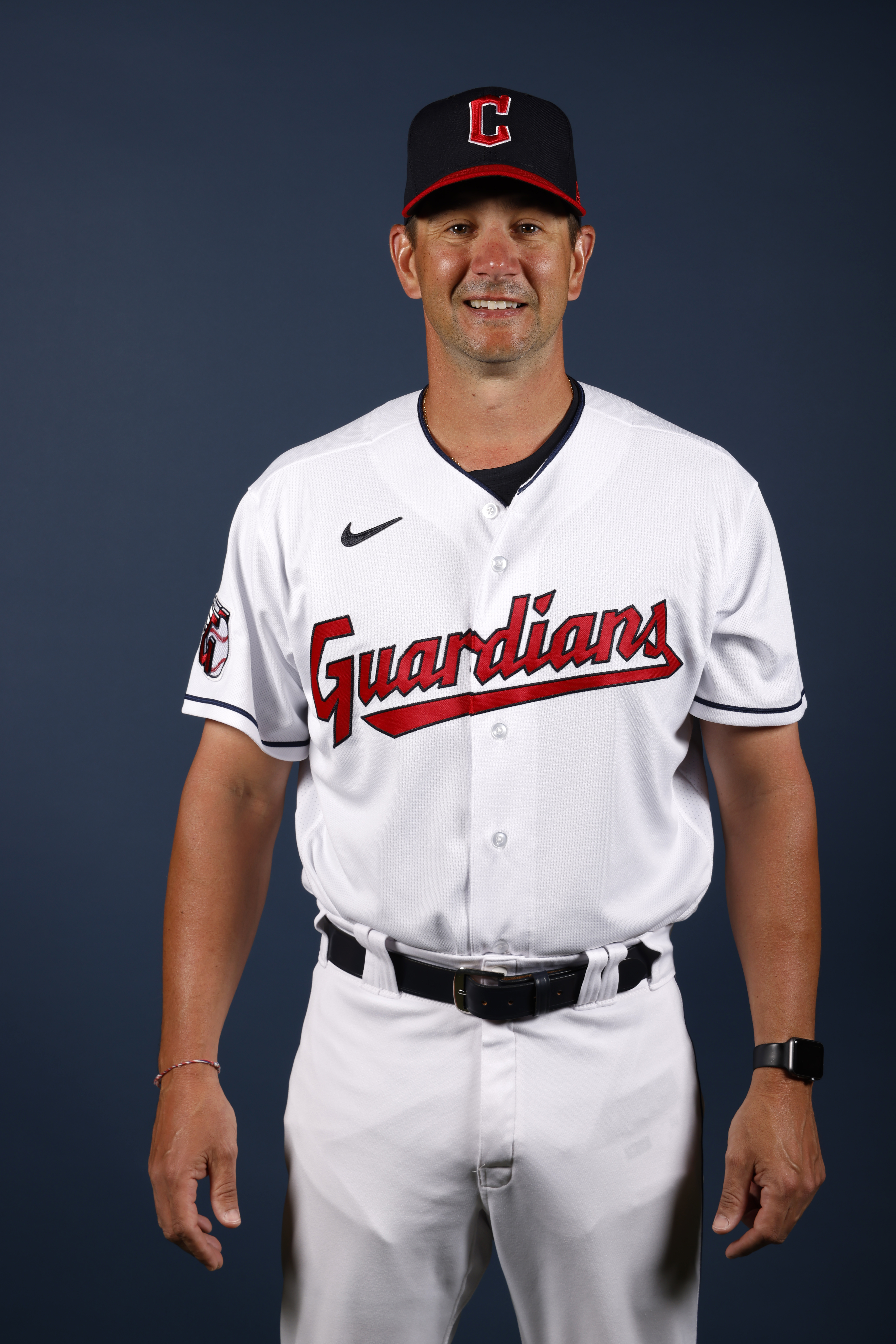 Brian Sweeney during the Guardians’ 2022 Photo Day
