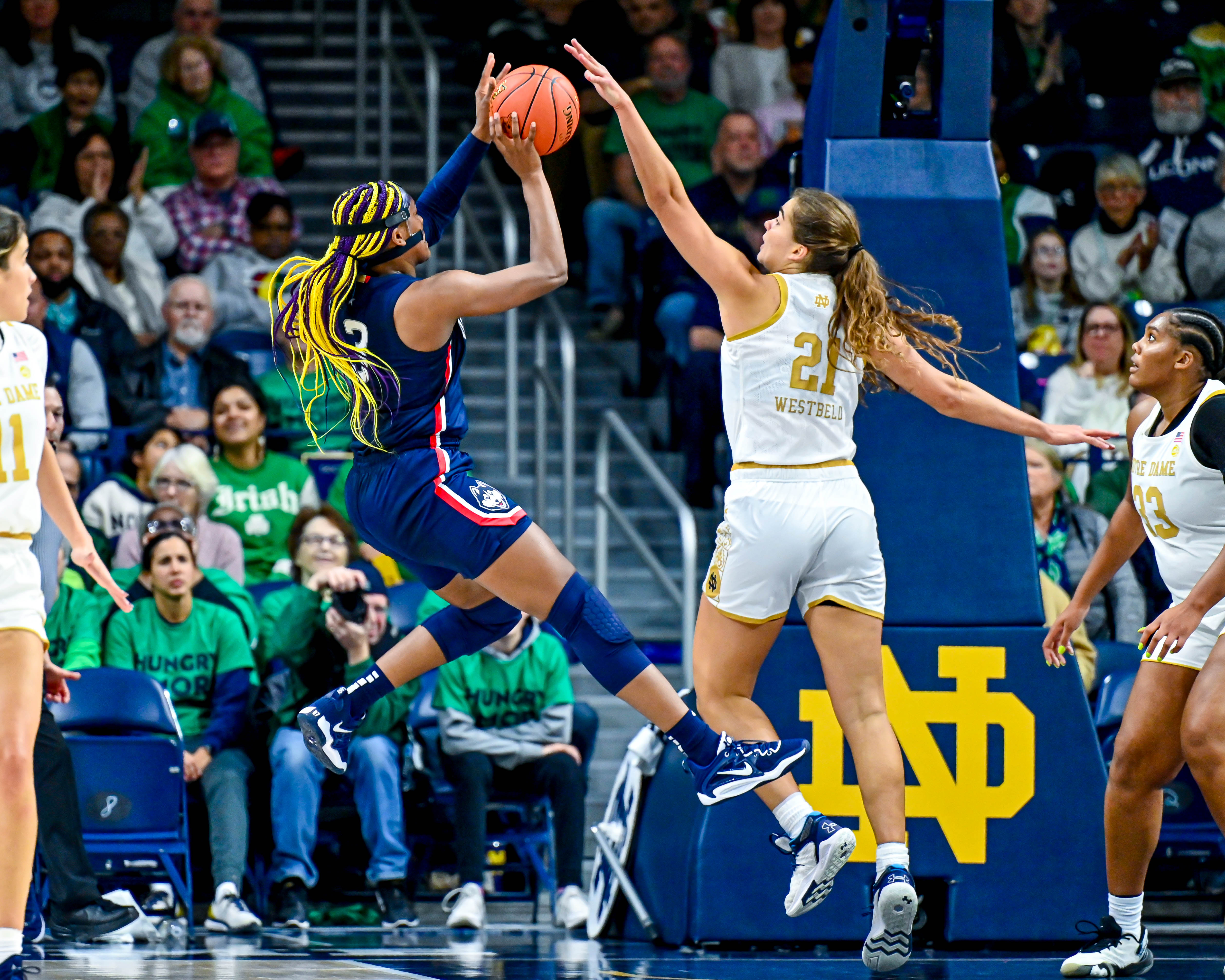 NCAA Womens Basketball: Connecticut at Notre Dame