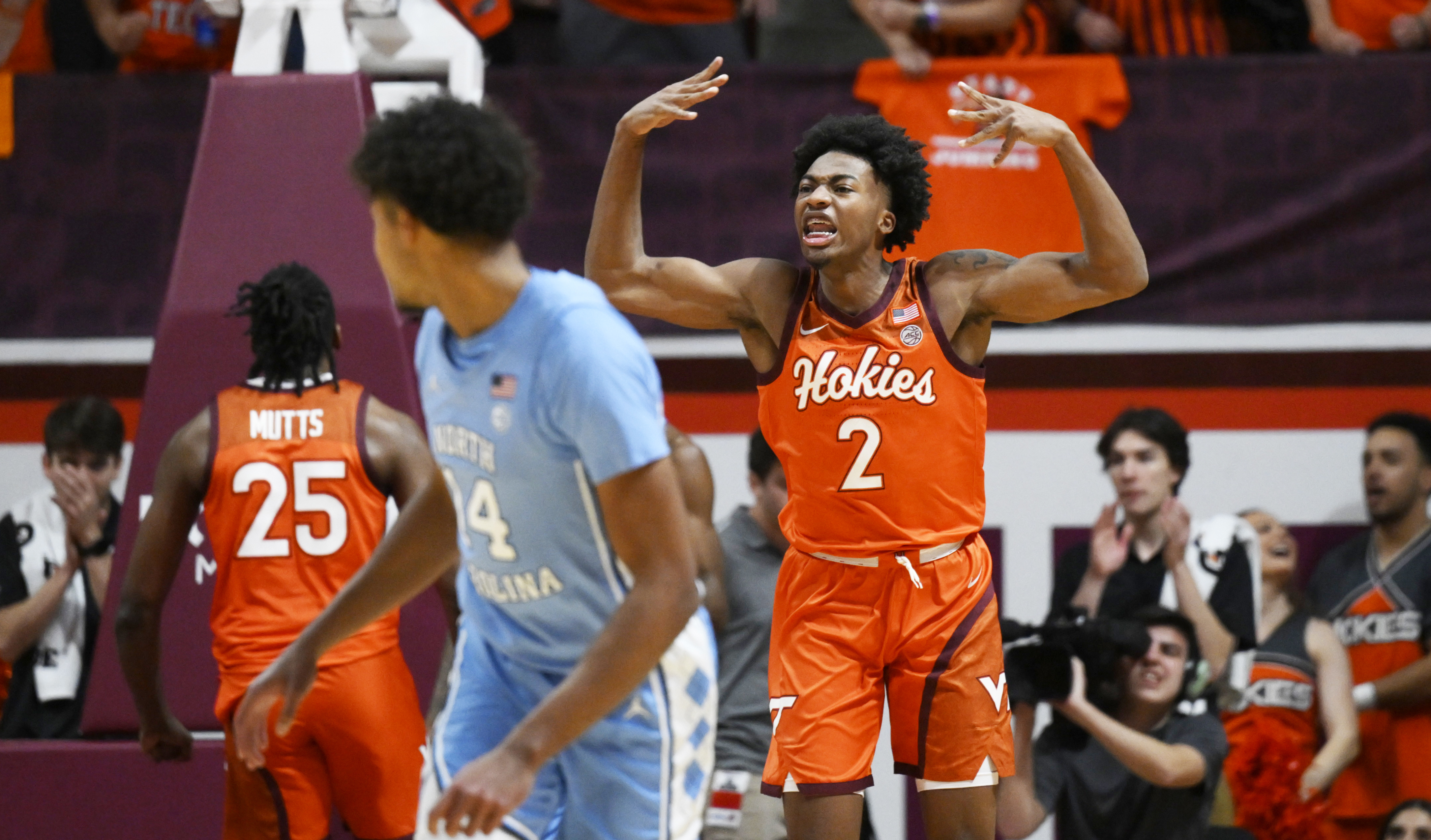 NCAA Basketball: North Carolina at Virginia Tech