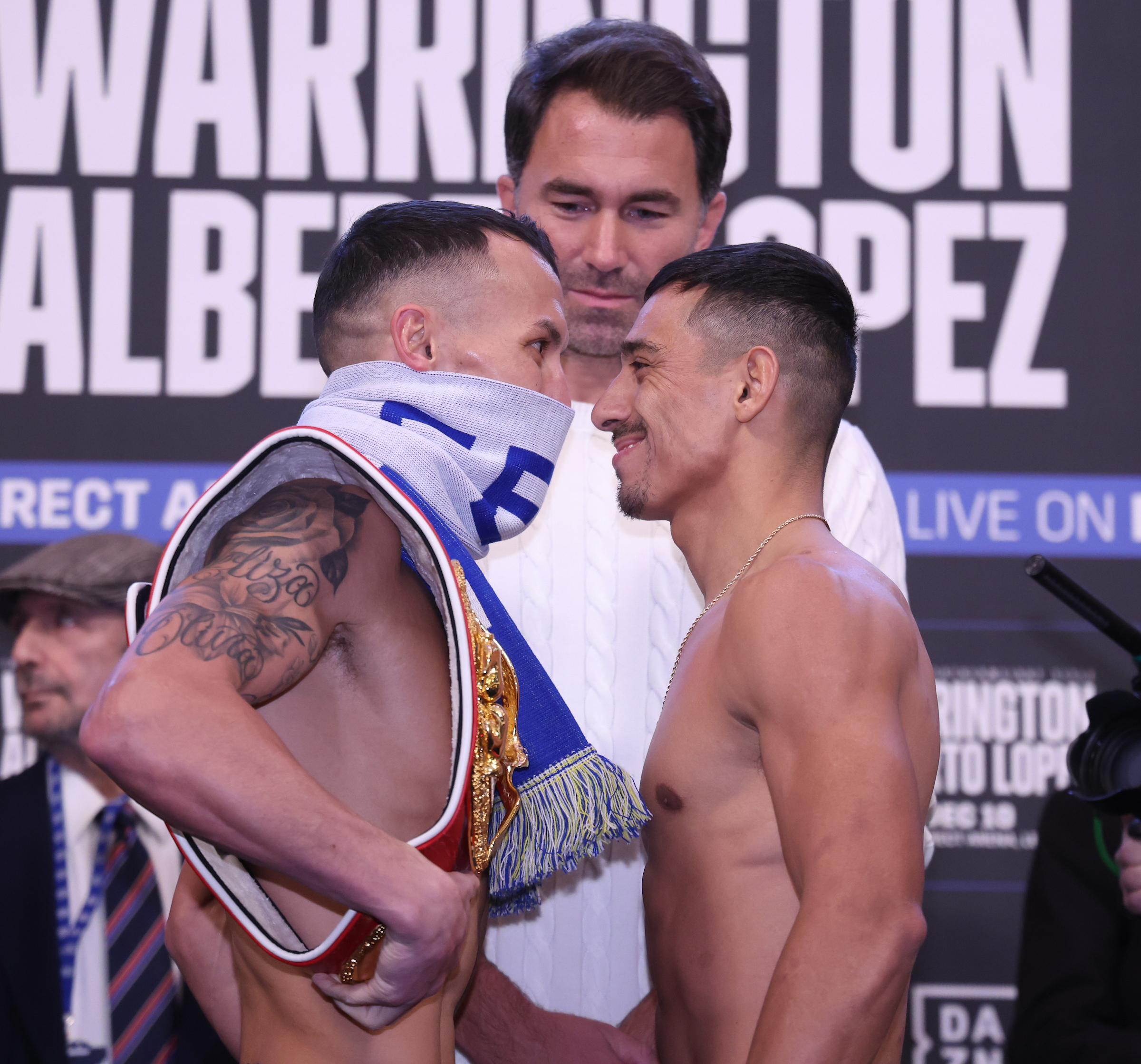 Josh Warrington faces Luis Alberto Lopez in a DAZN main event today from Leeds