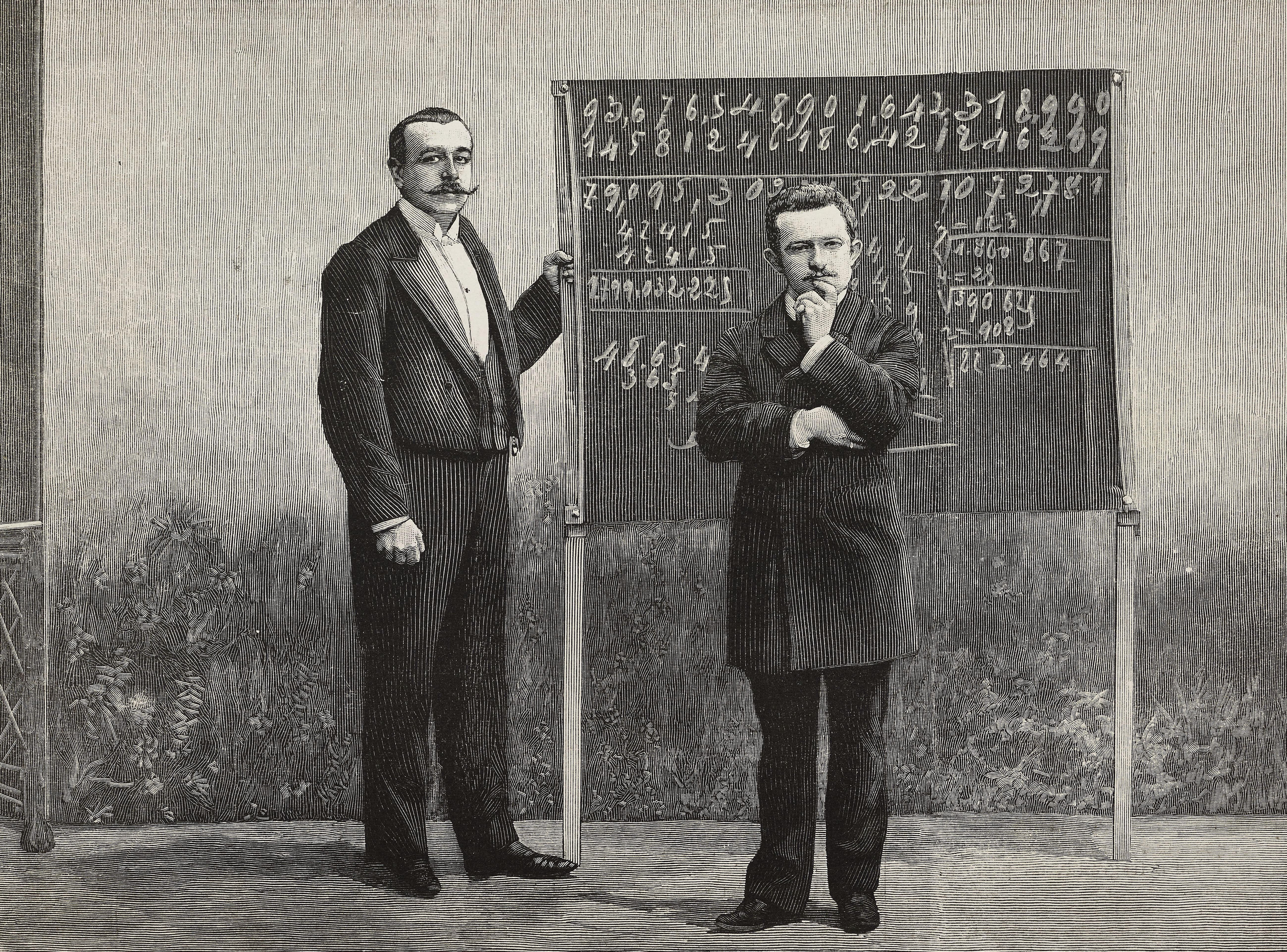 Jacques Inaudi, Italian calculating prodigy, Paris
