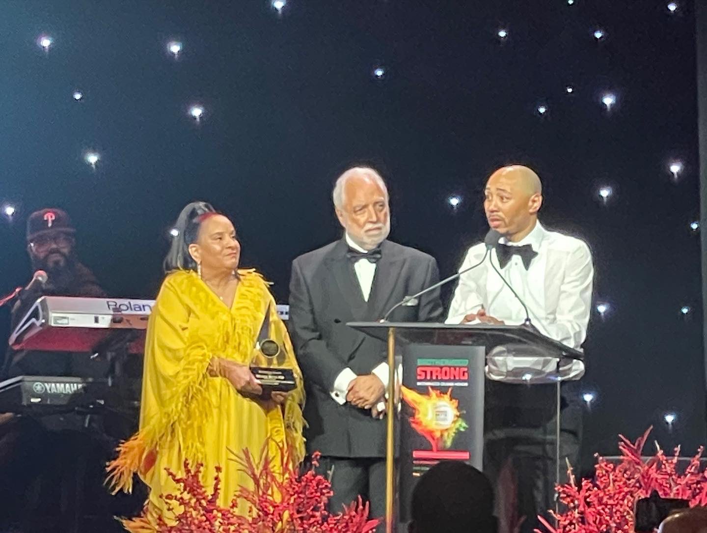 Mookie Betts received the Pioneer of African American Achievement Award from the Brotherhood Crusade in a gala in Beverly Hills on Friday, December 9, 2022.