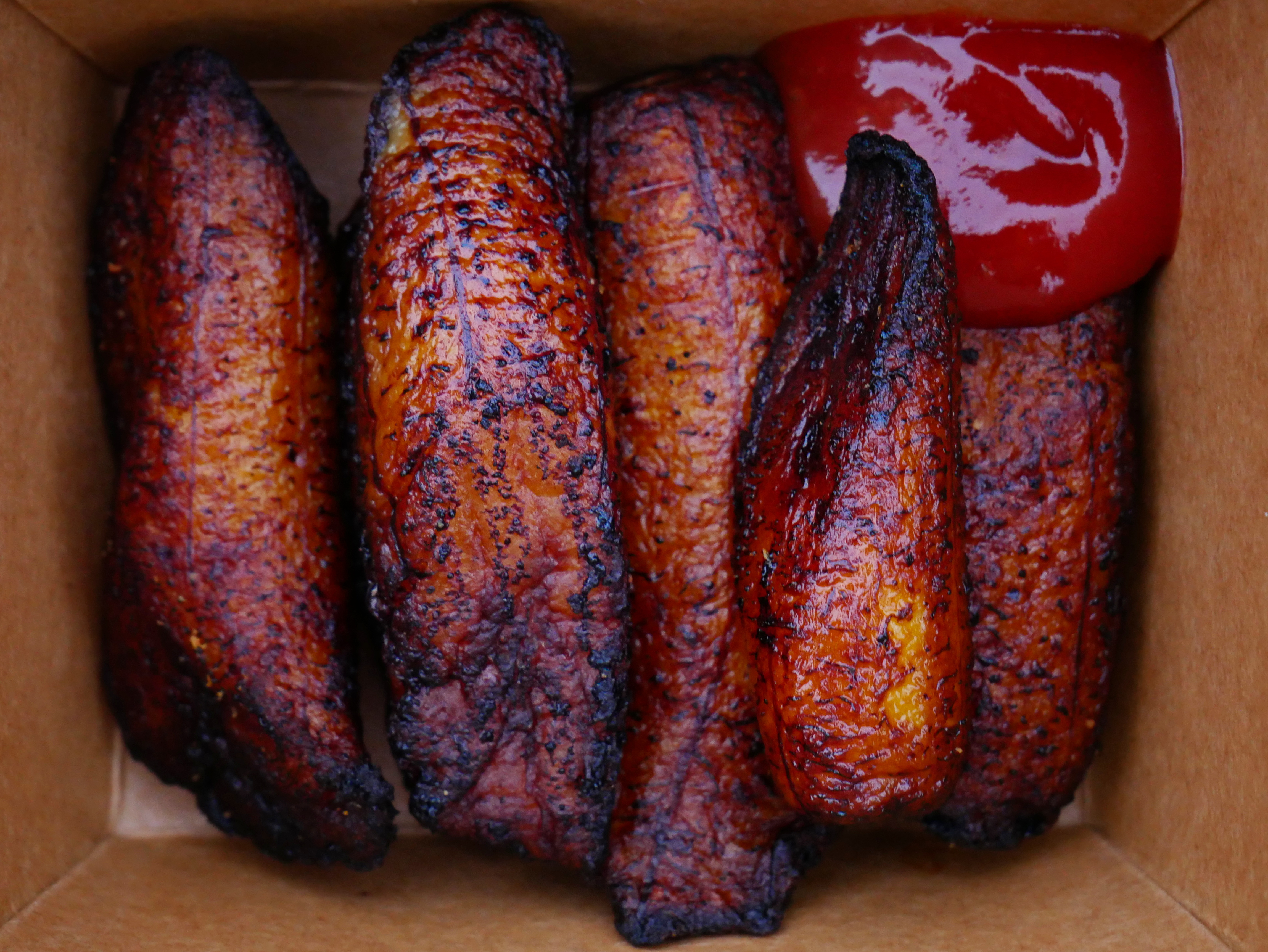 Cooked plantains.