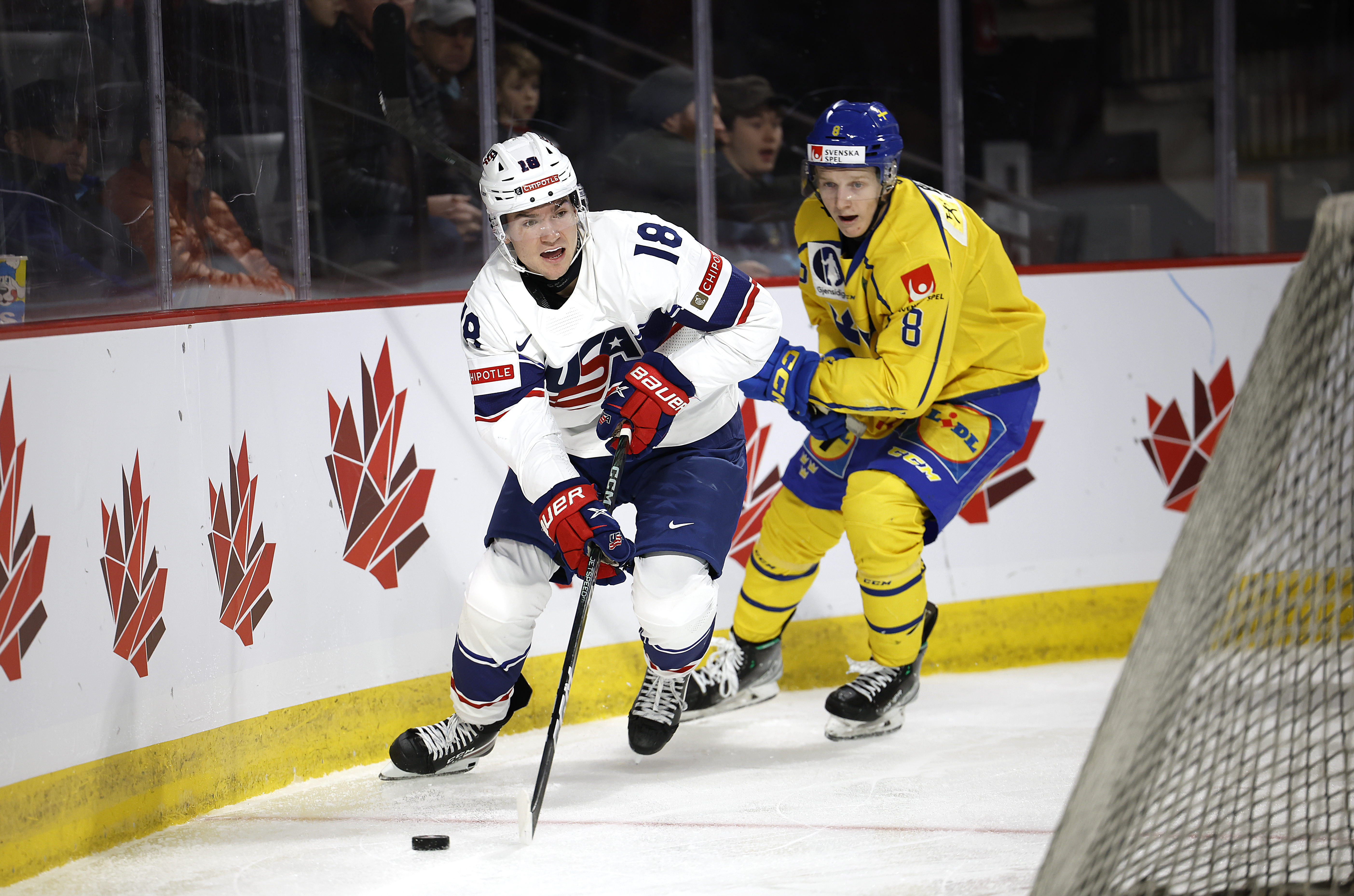 United States v Sweden: Exhibition Game - 2023 IIHF World Junior Championship