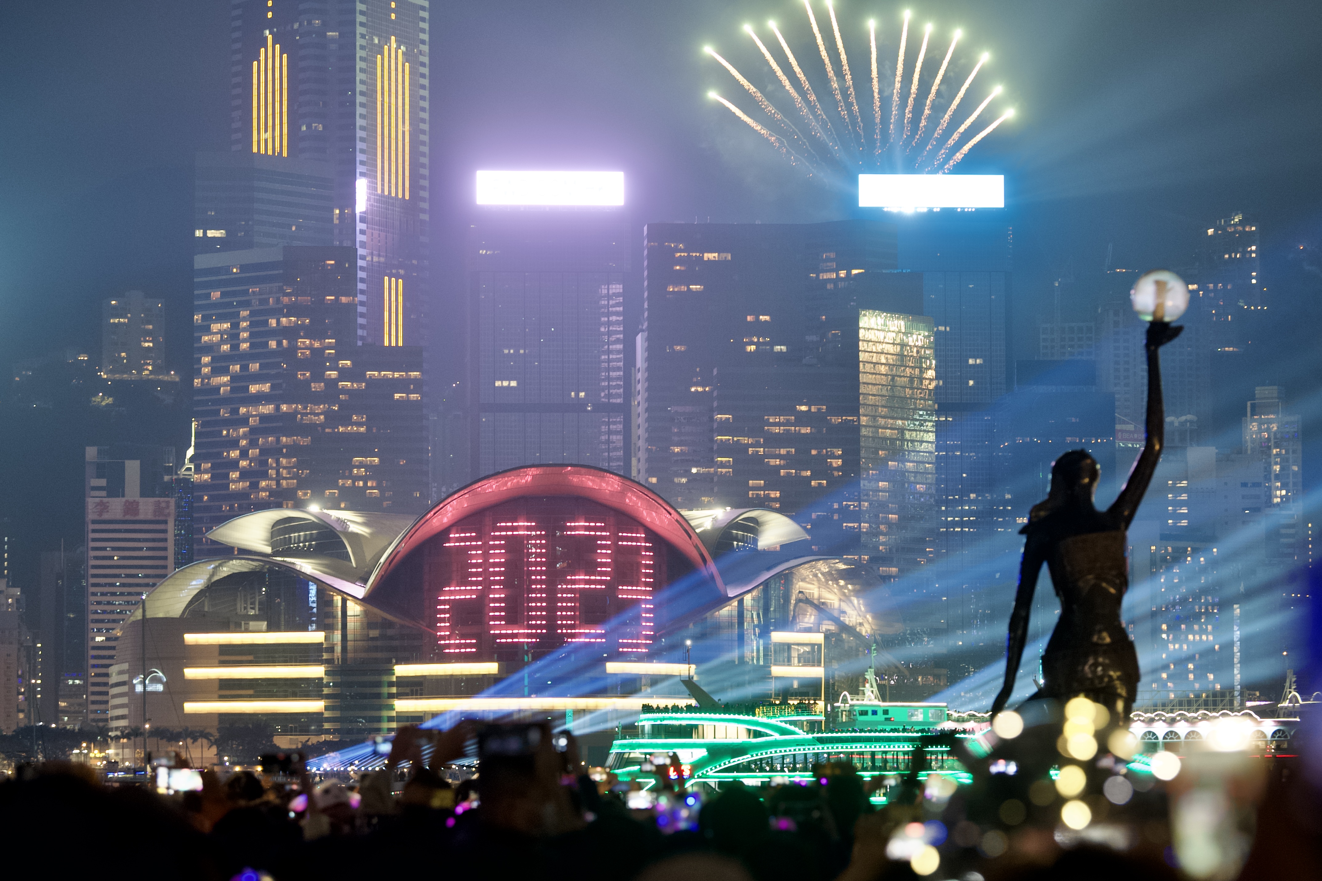John Lee Attends Hong Kong New Year’s Eve Countdown 2023