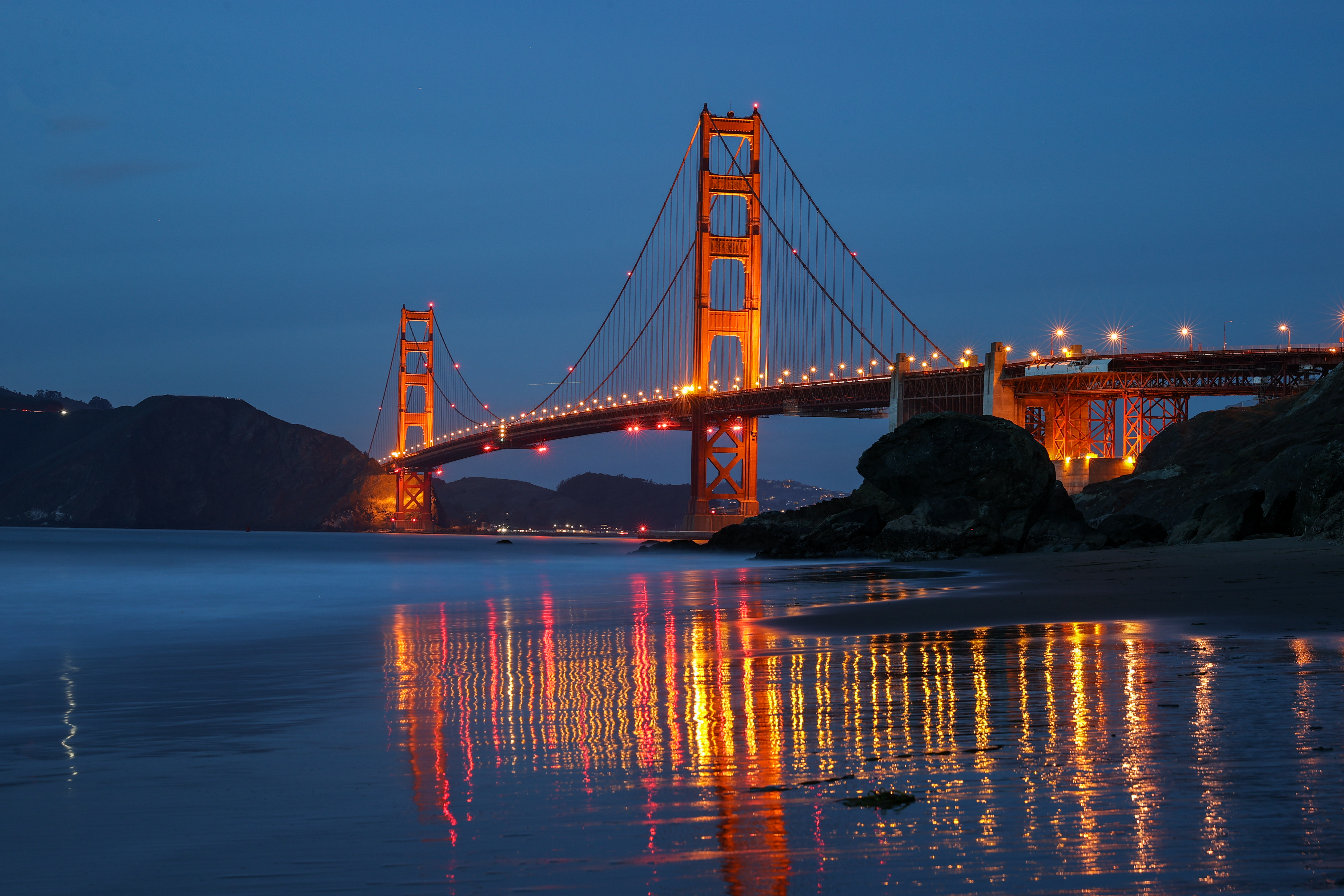Golden Gate Bridge from Marshall’s Beach