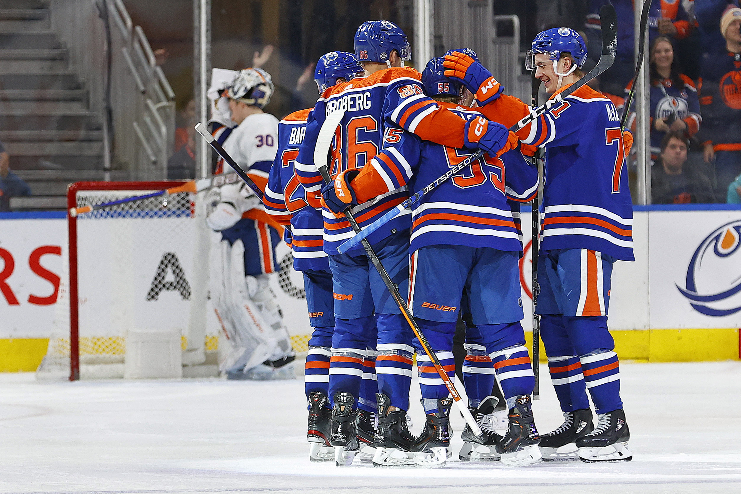 NHL: New York Islanders at Edmonton Oilers